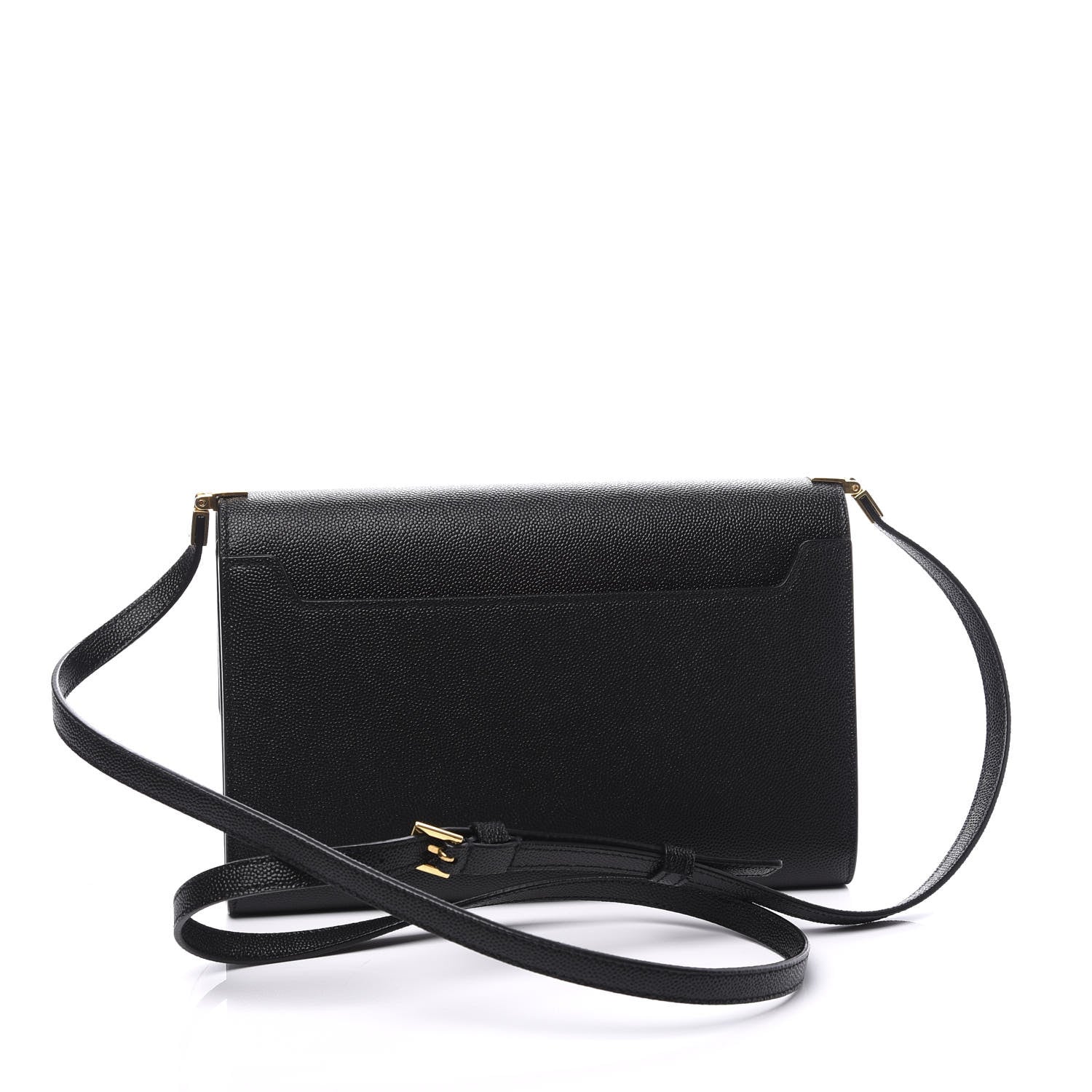 Saint Laurent Grain De Poudre Mini Uptown Crossbody Bag Black 2 of 10