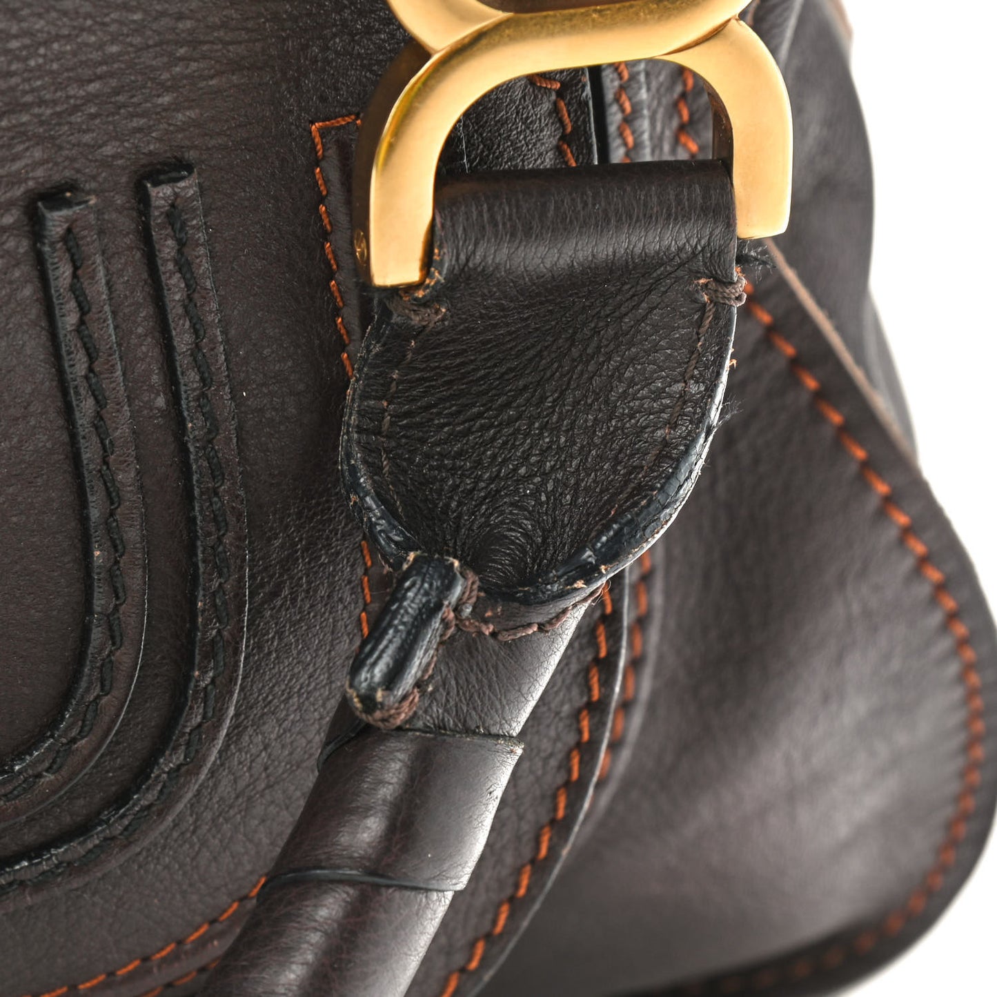 Calfskin Medium Marcie Satchel Truffle