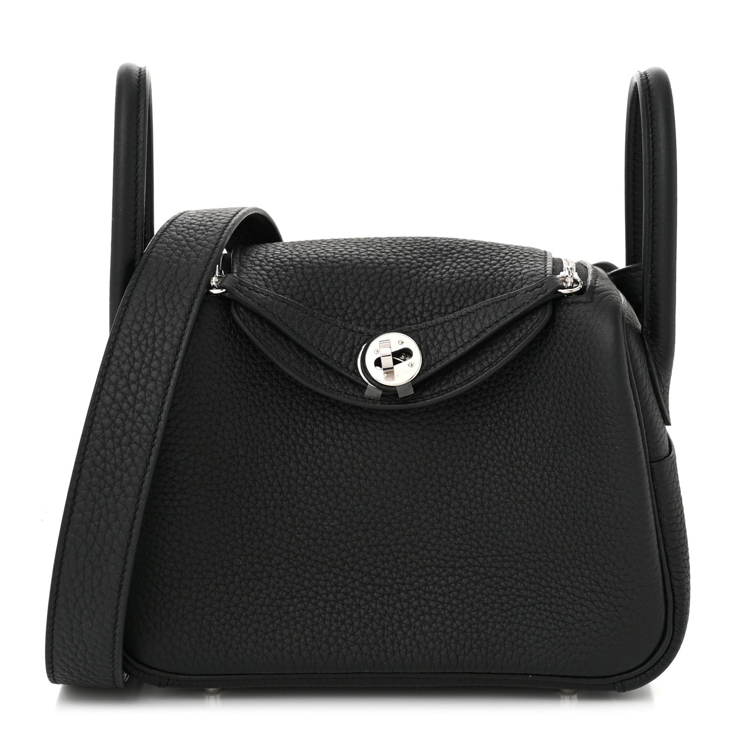 Taurillon Clemence Mini Lindy 20 Black