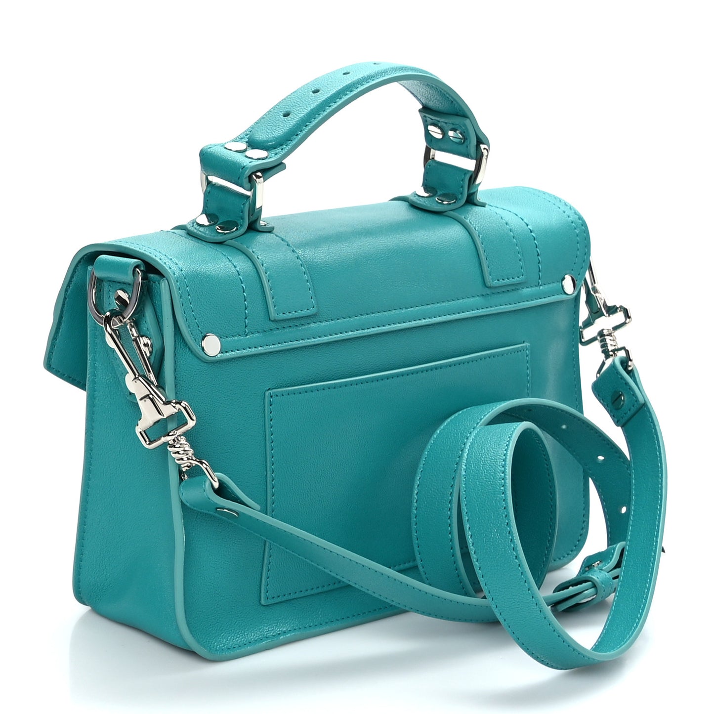 Lambskin Tiny PS1 Satchel Teal