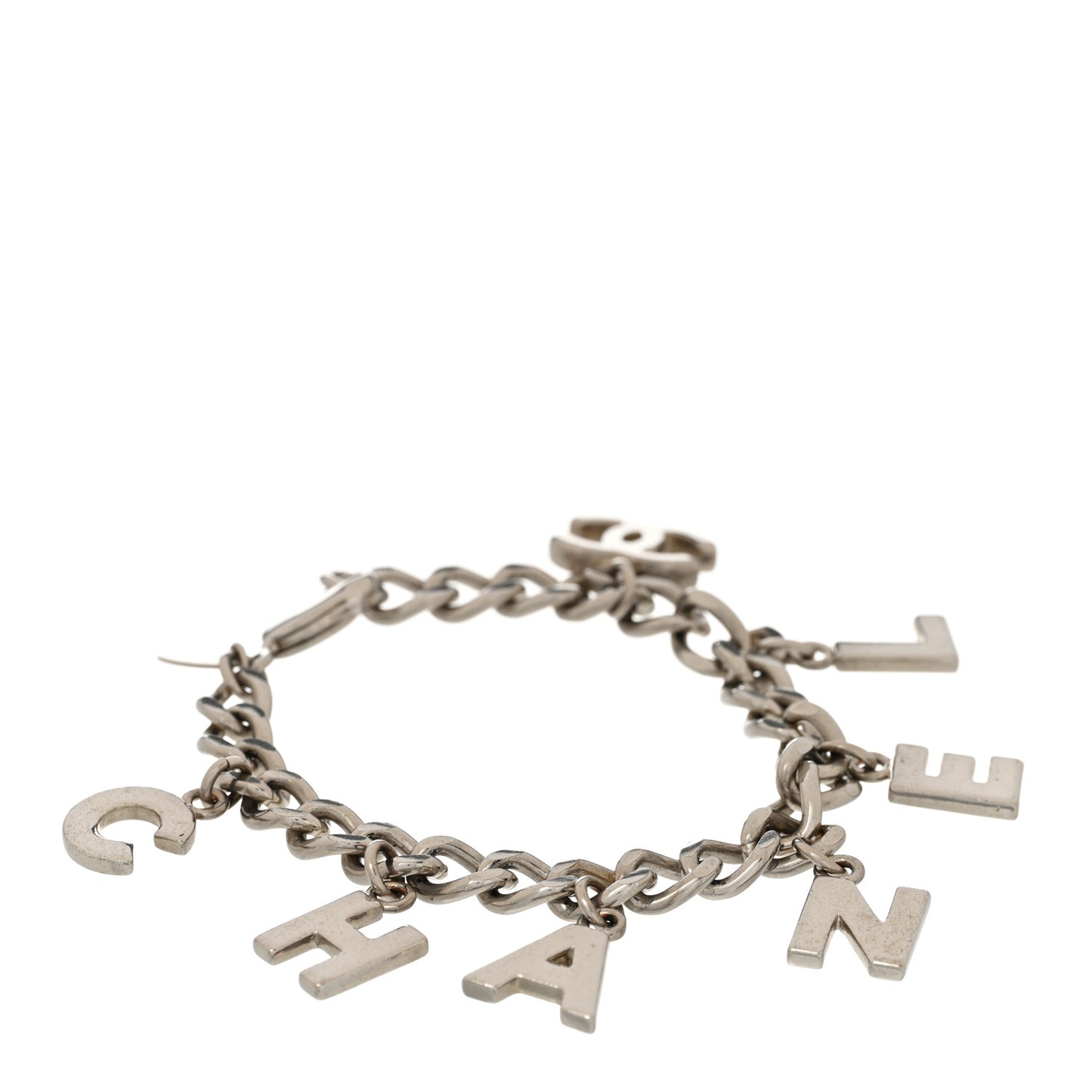CC Logo Charms Bracelet Silver