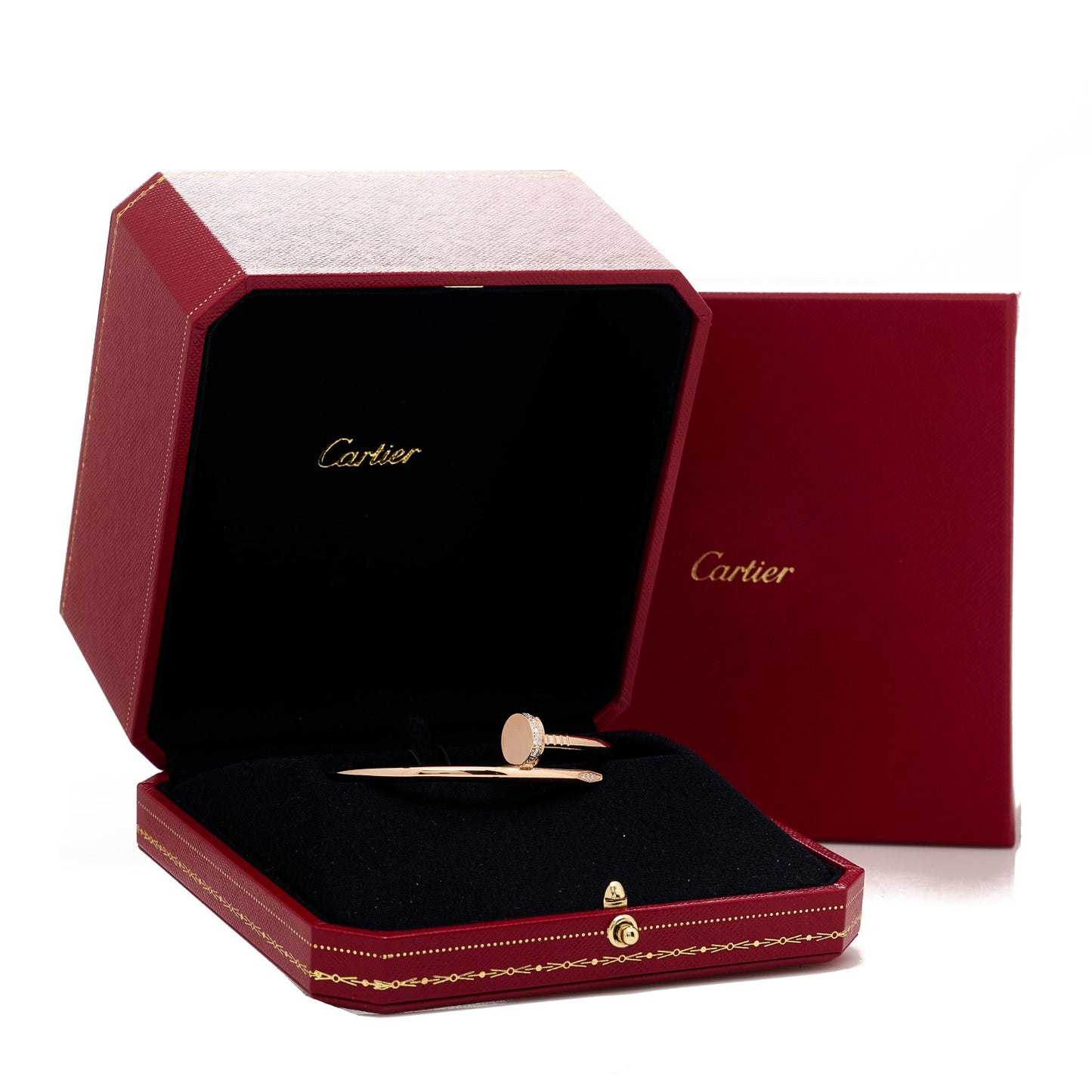 18K Yellow Gold Diamond Juste Un Clou Bracelet 17