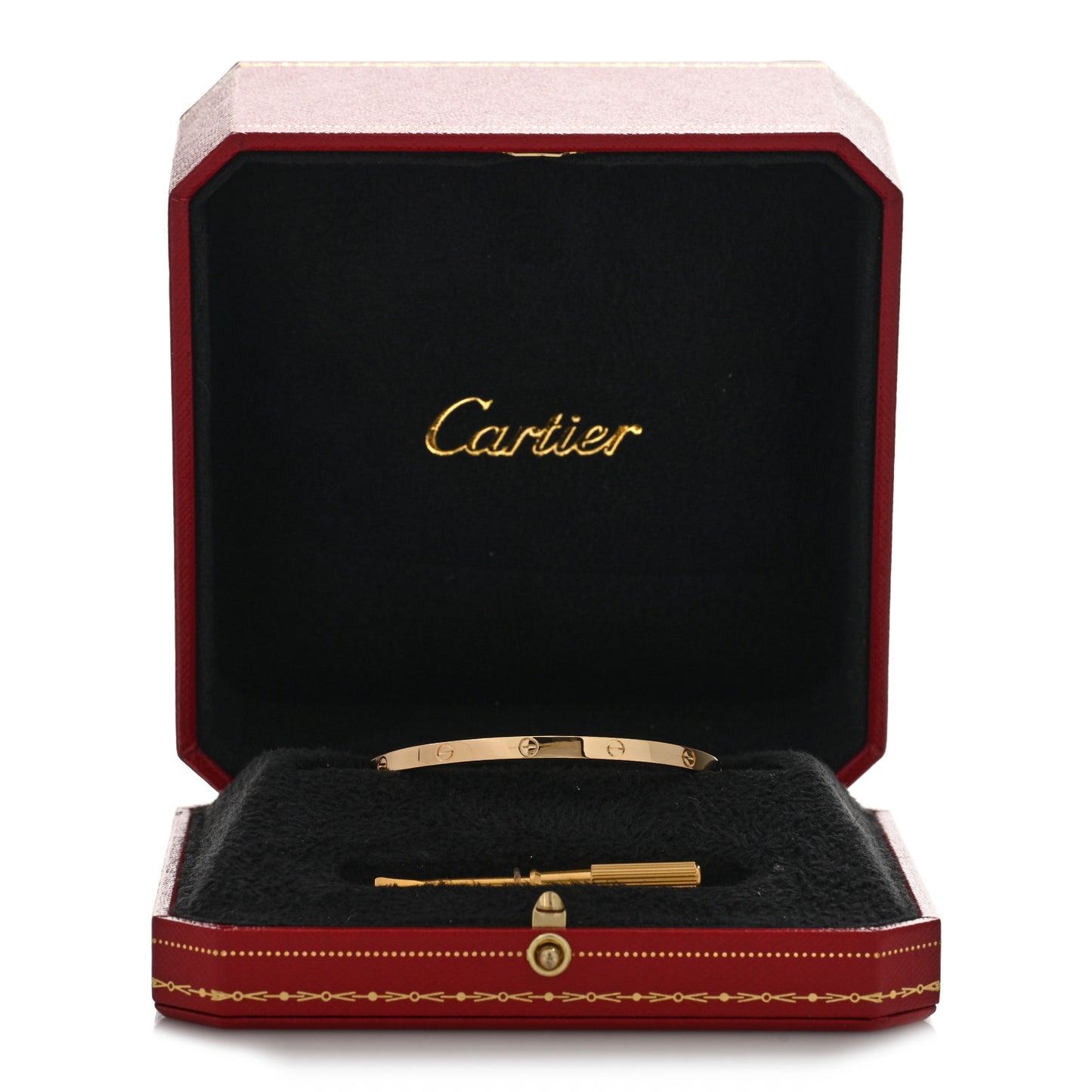 18K Yellow Gold Small LOVE Bracelet 16