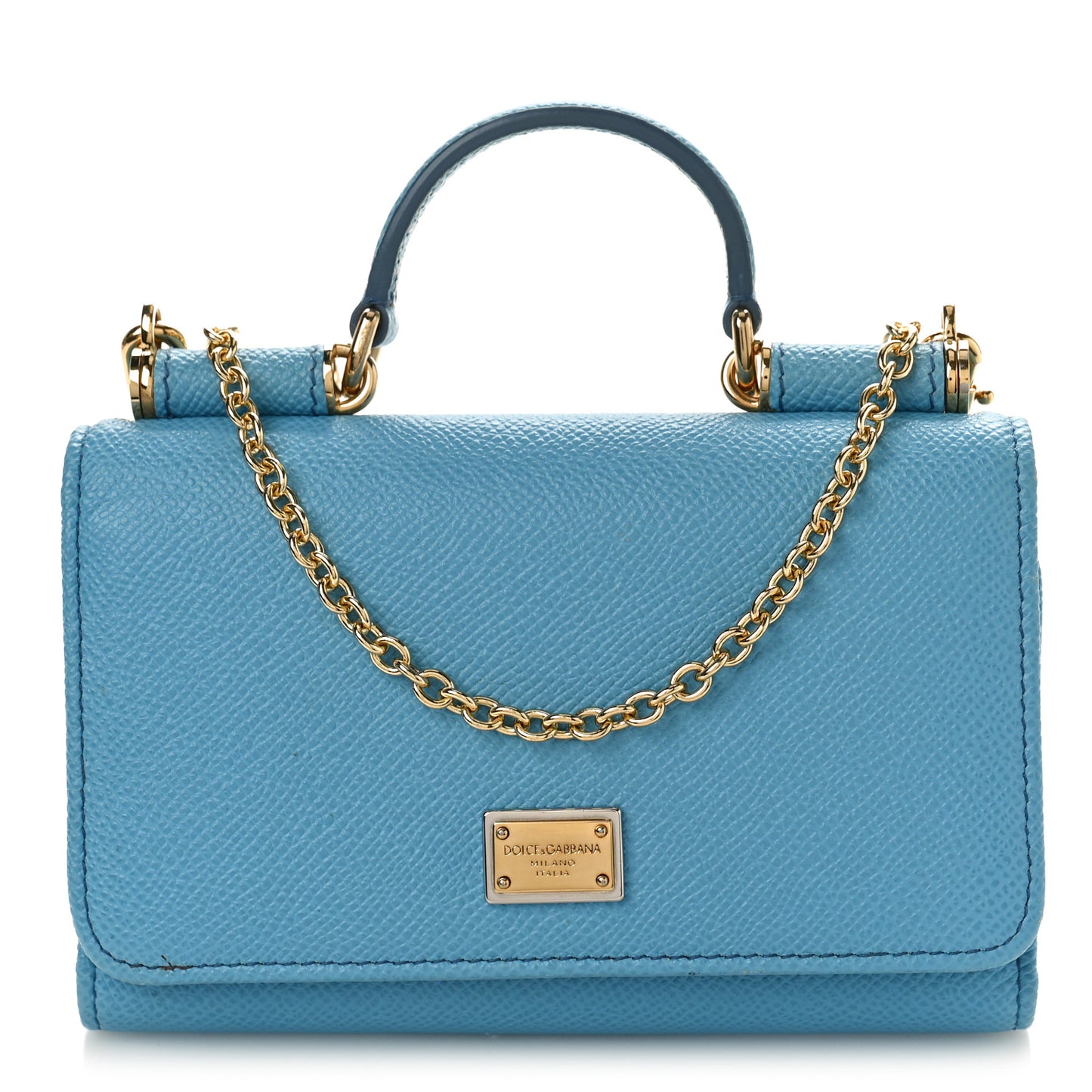 Dauphine Mini Von Bag Light Blue