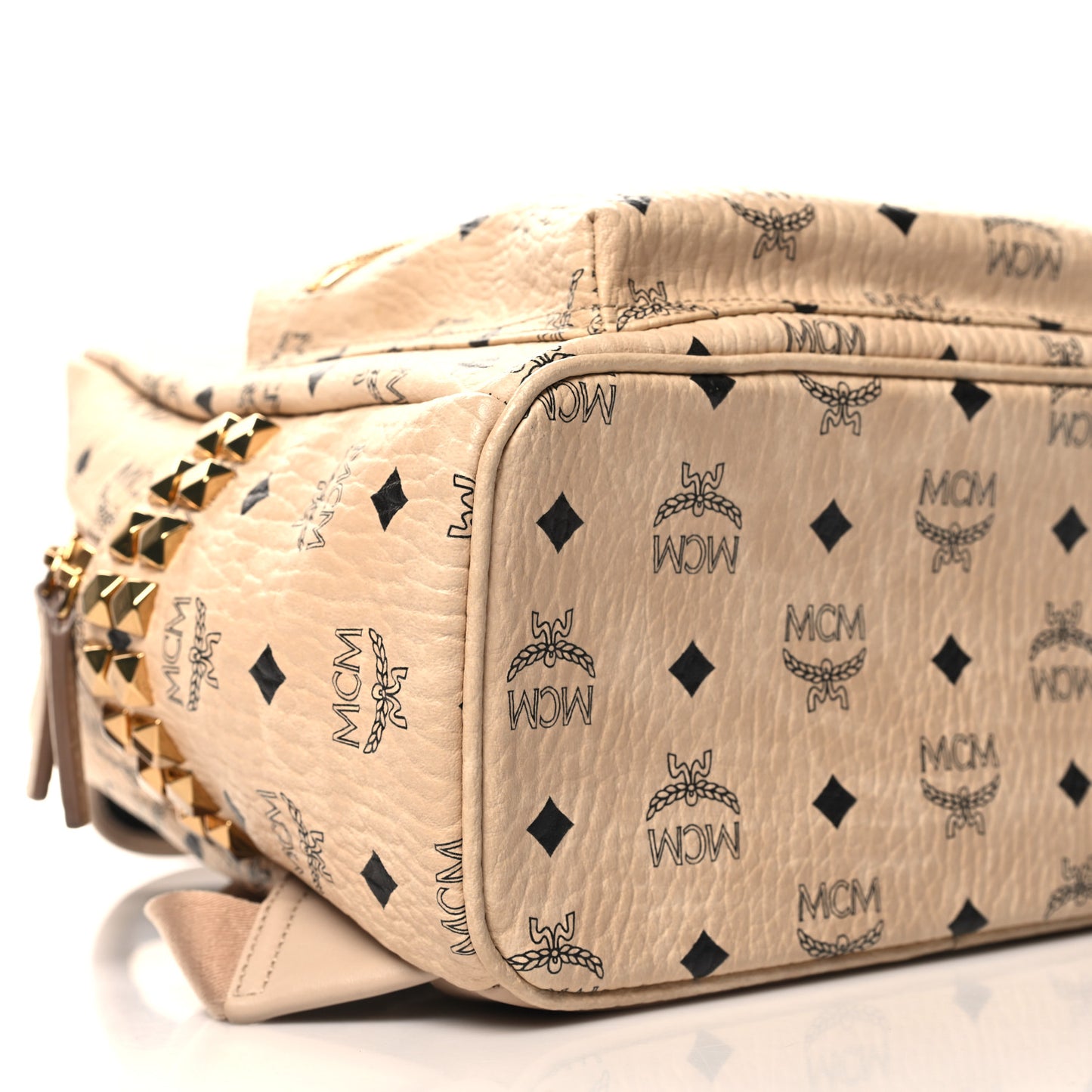 Visetos Small Side Stud Stark Backpack Beige