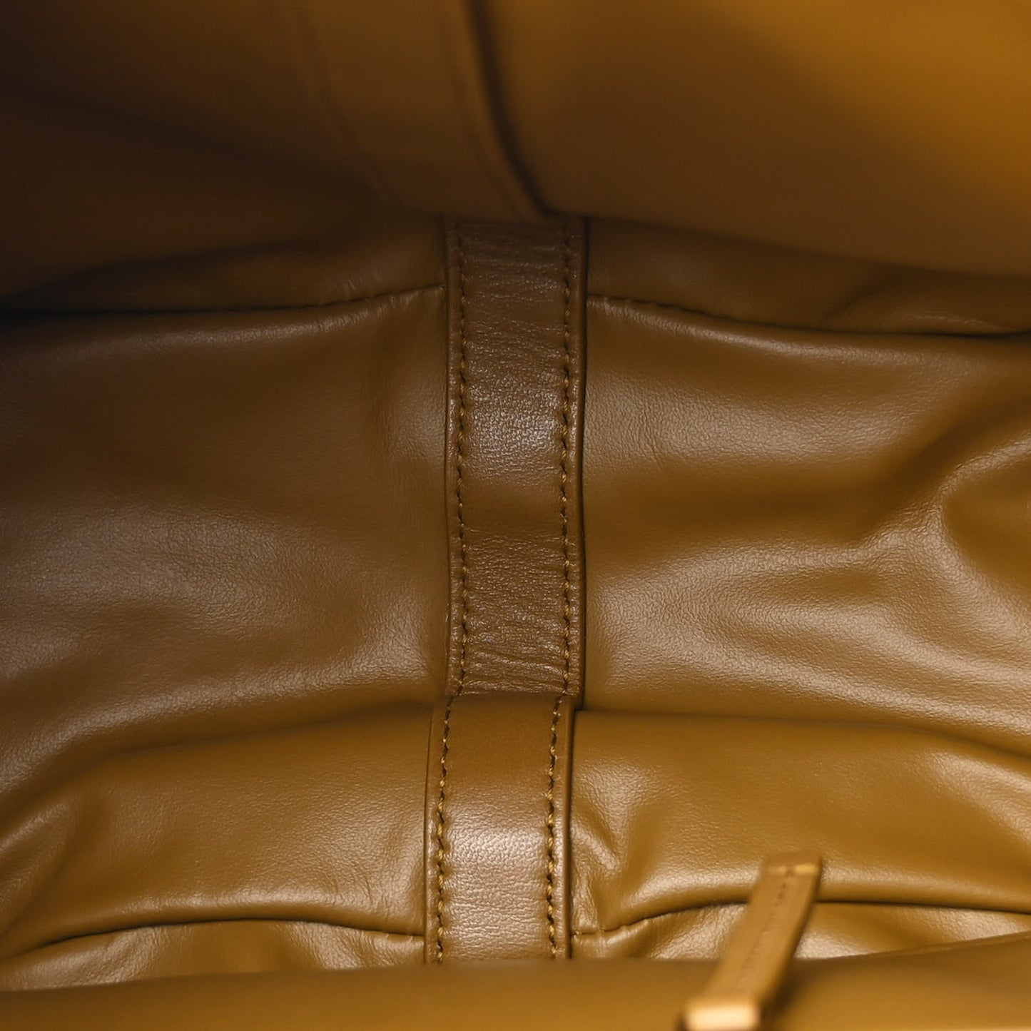 Nappa Intrecciato Small Flip Flap Tote Acorn Brass