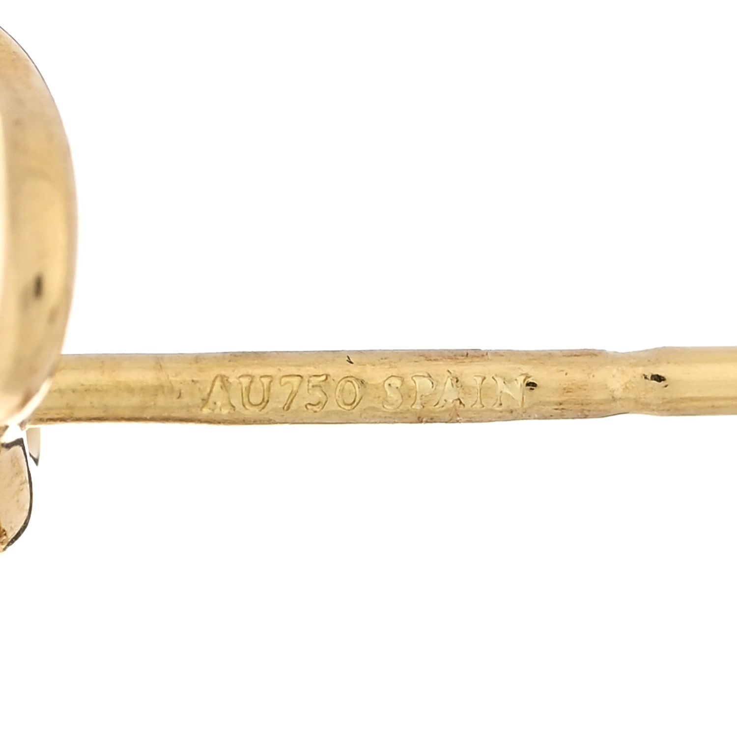 Tiffany 18K Yellow Gold 7mm Elsa Peretti Open Heart Earrings 4 of 4