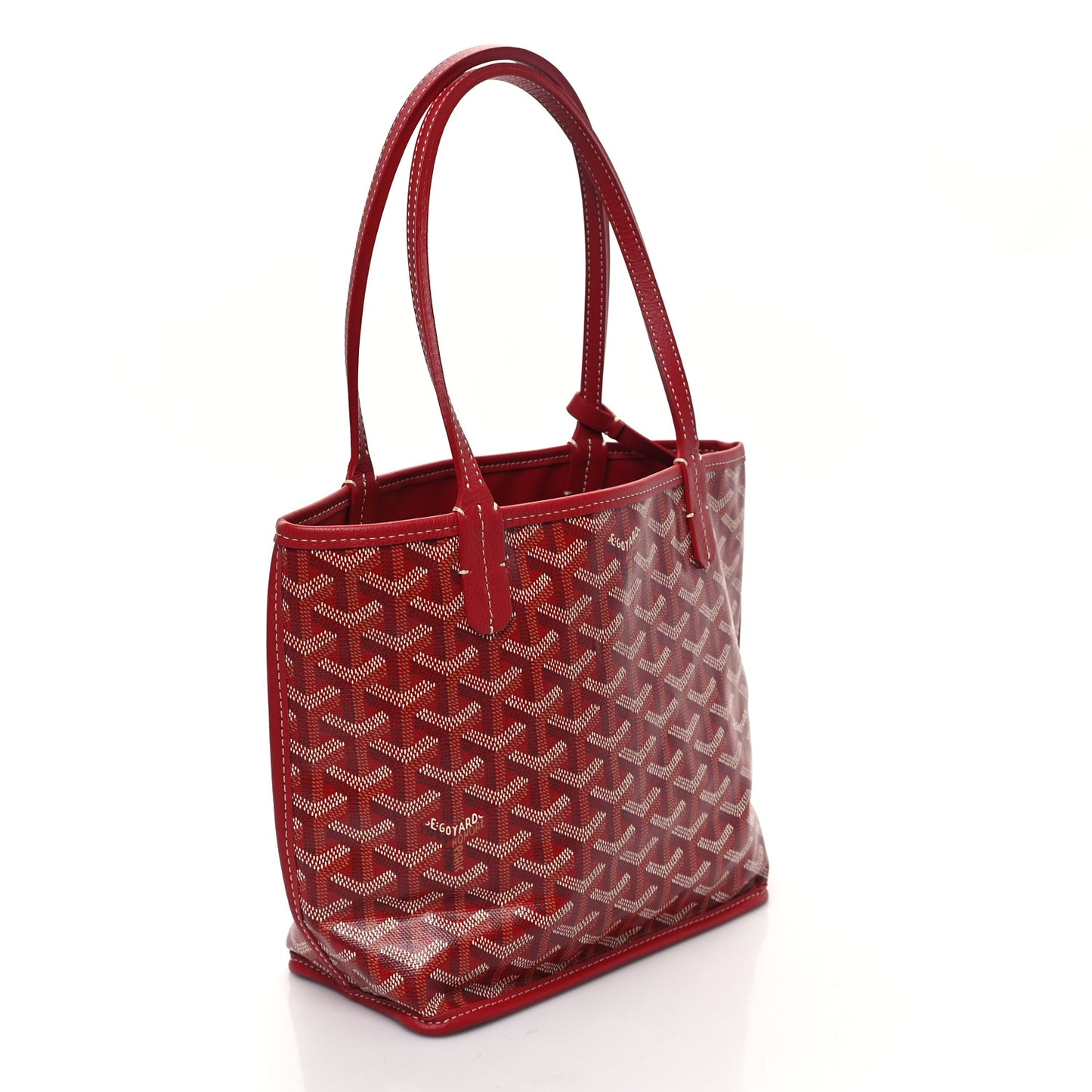 Goyardine Reversible Mini Anjou Red