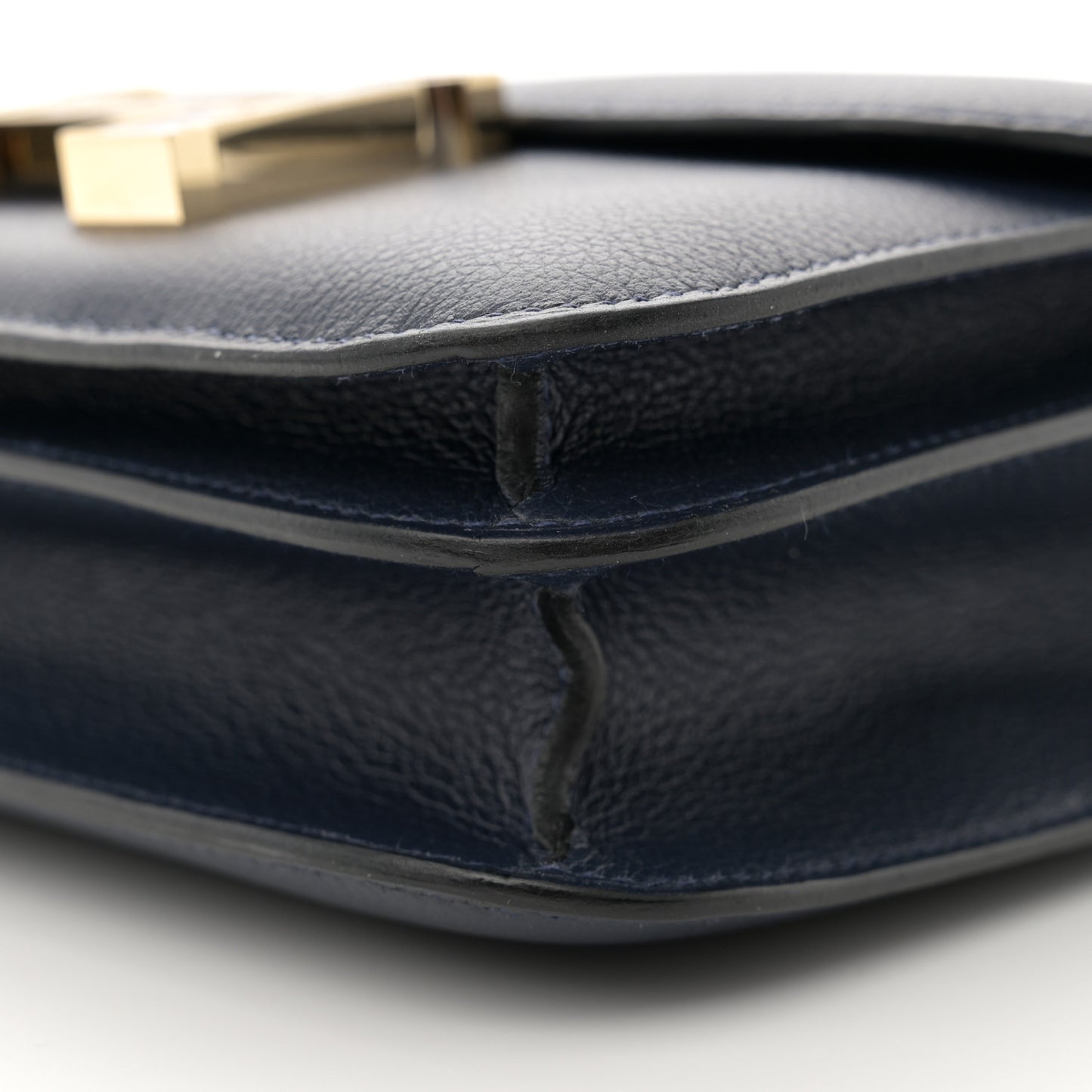 Evercolor Shiny Alligator Constance 18 Bleu Nuit