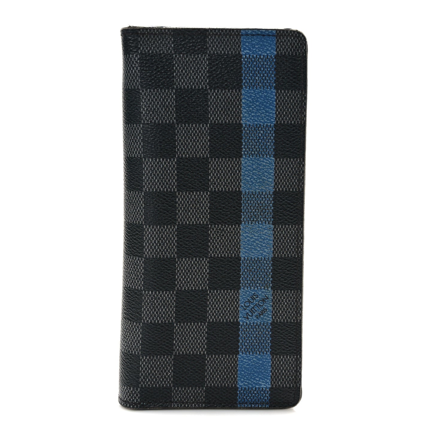 Damier Graphite Stripe Pocket Organizer Blue