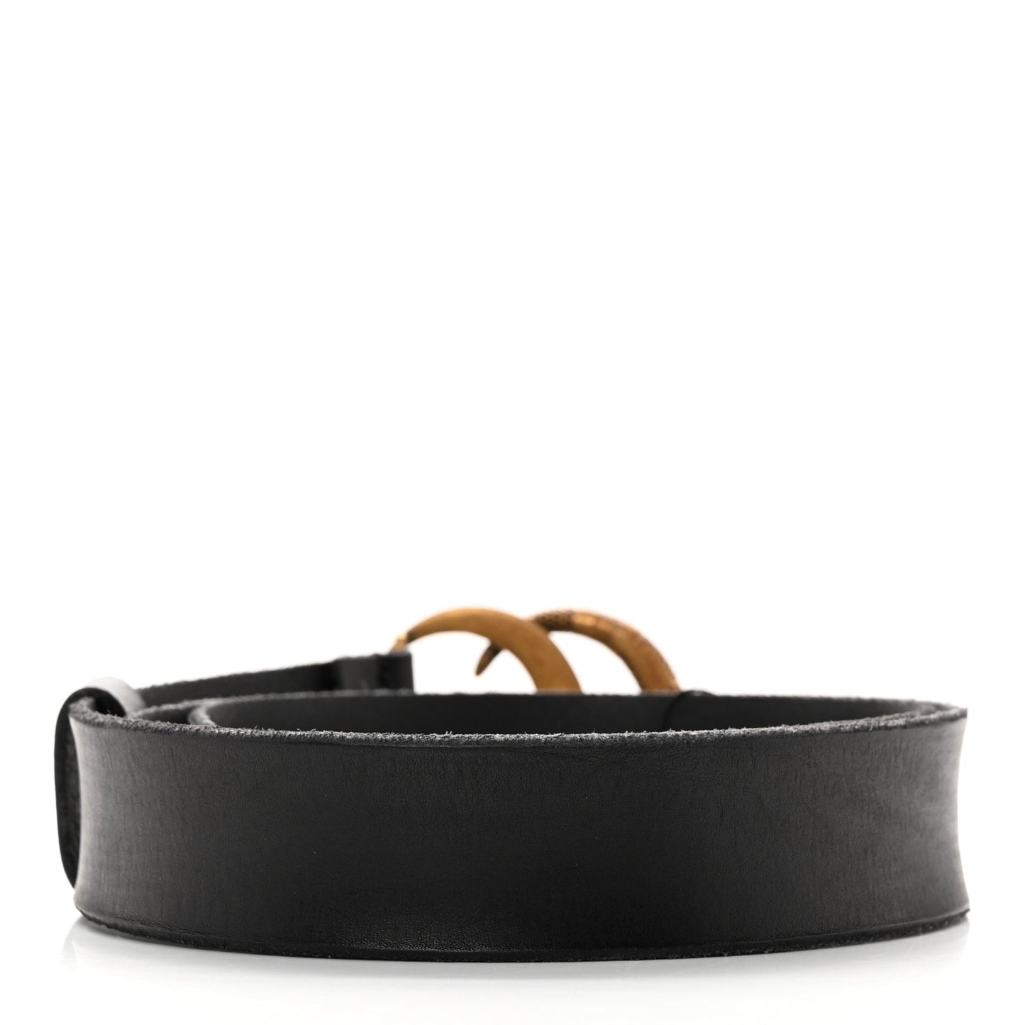 Faded Calfskin Snake Double G 40mm Belt 100/40 Black