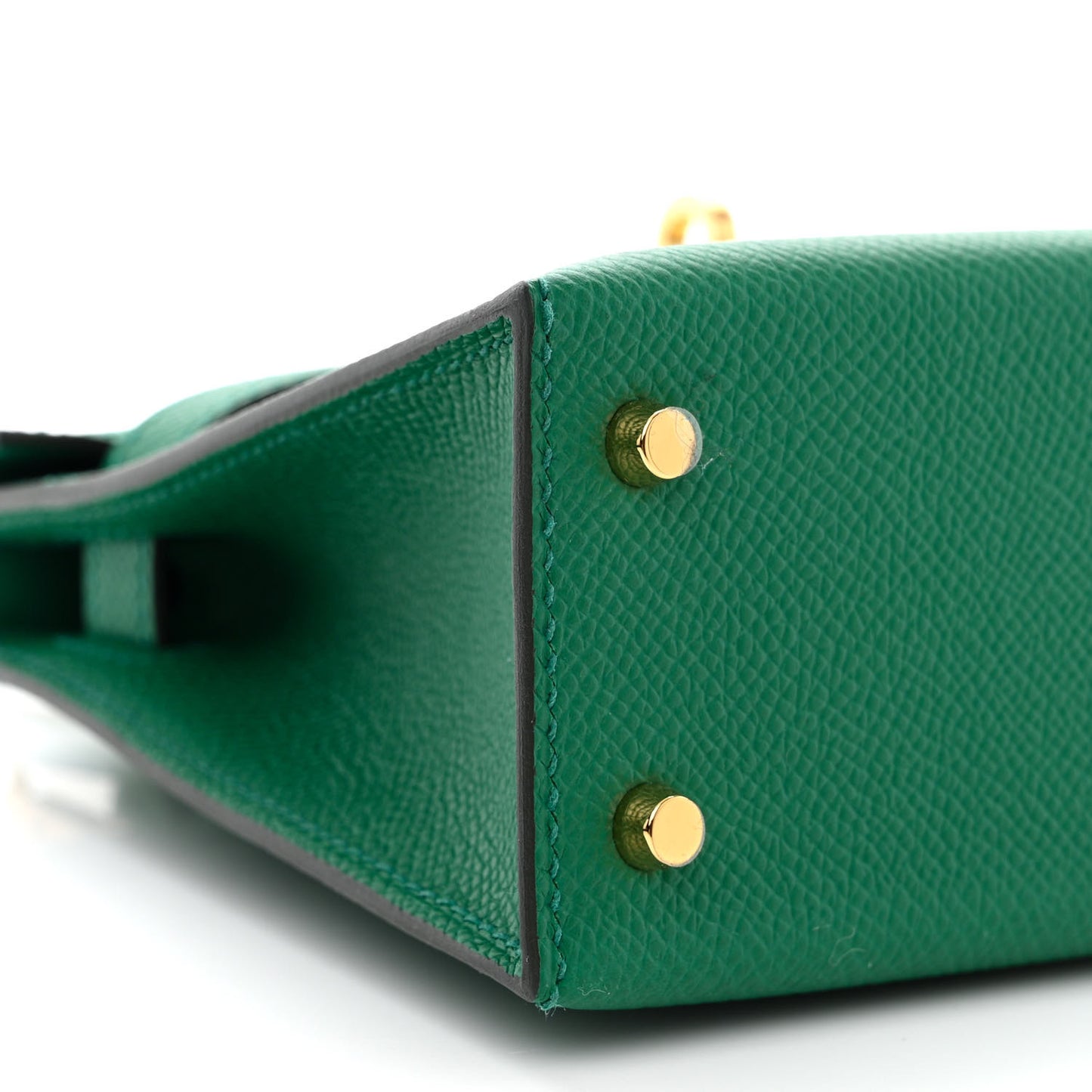 Epsom Mini Kelly Sellier 20 Vert Vertigo