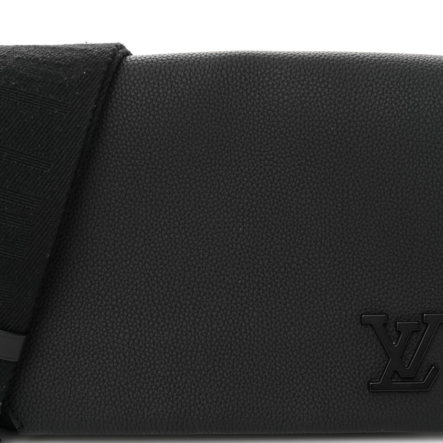Calfskin Aerogram Takeoff Messenger PM Black
