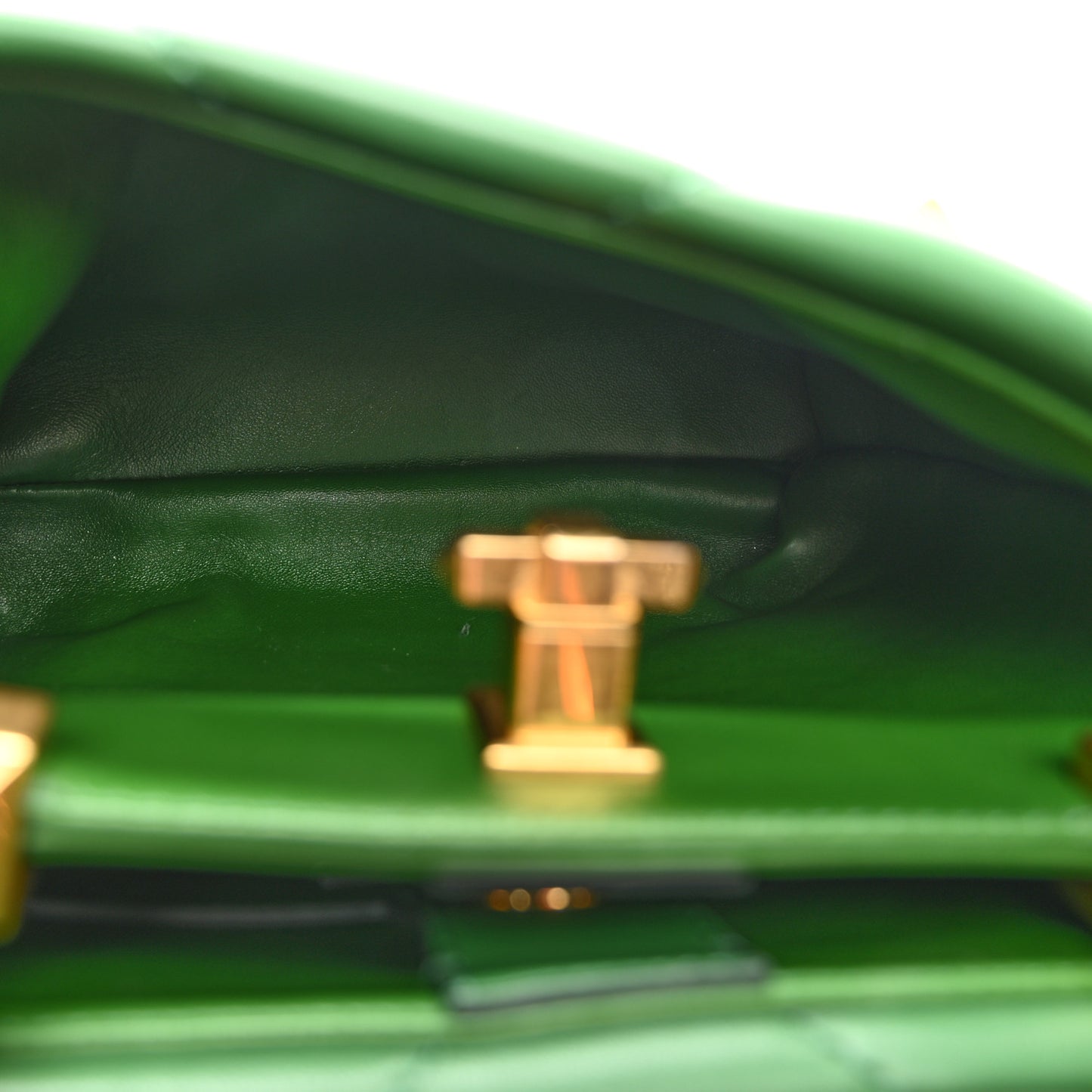 Nappa Small Roman Stud The Handle Bag Gea Green