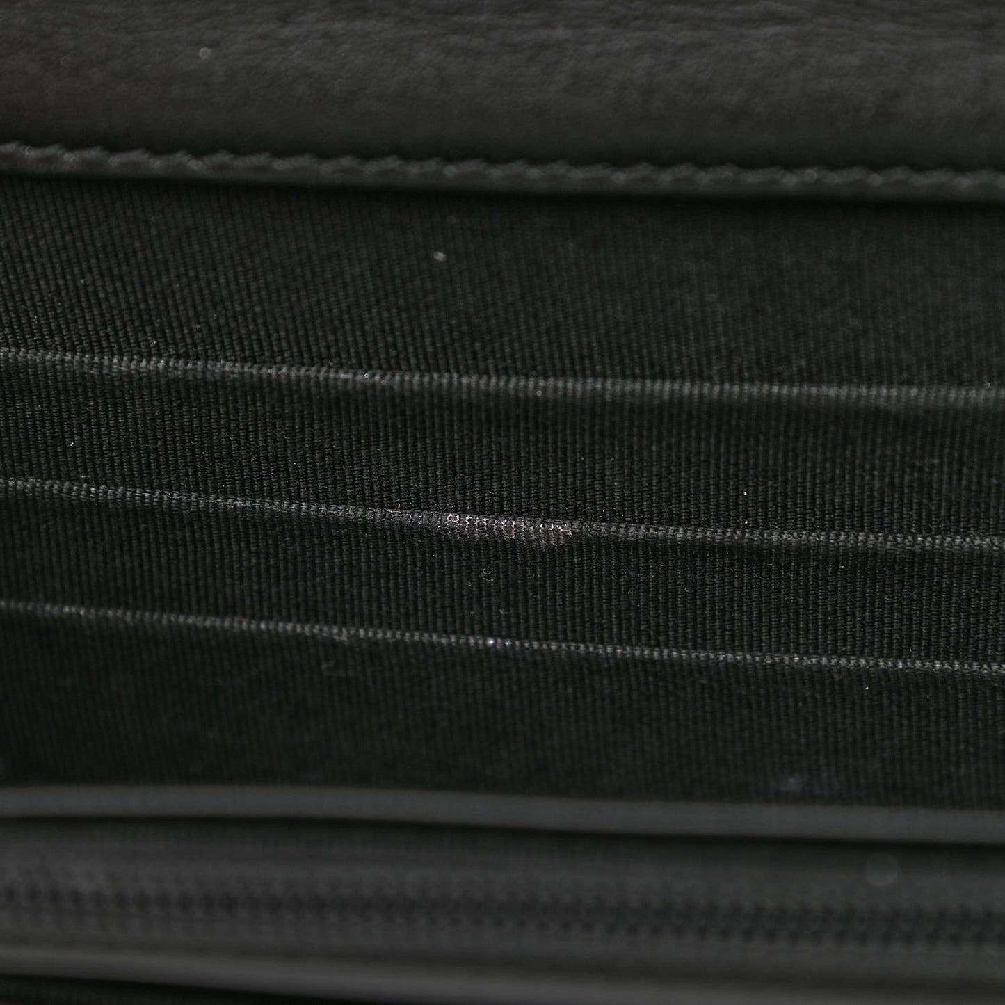 Aged Calfskin Chevron Quilted Reissue Wallet On Chain WOC So Black