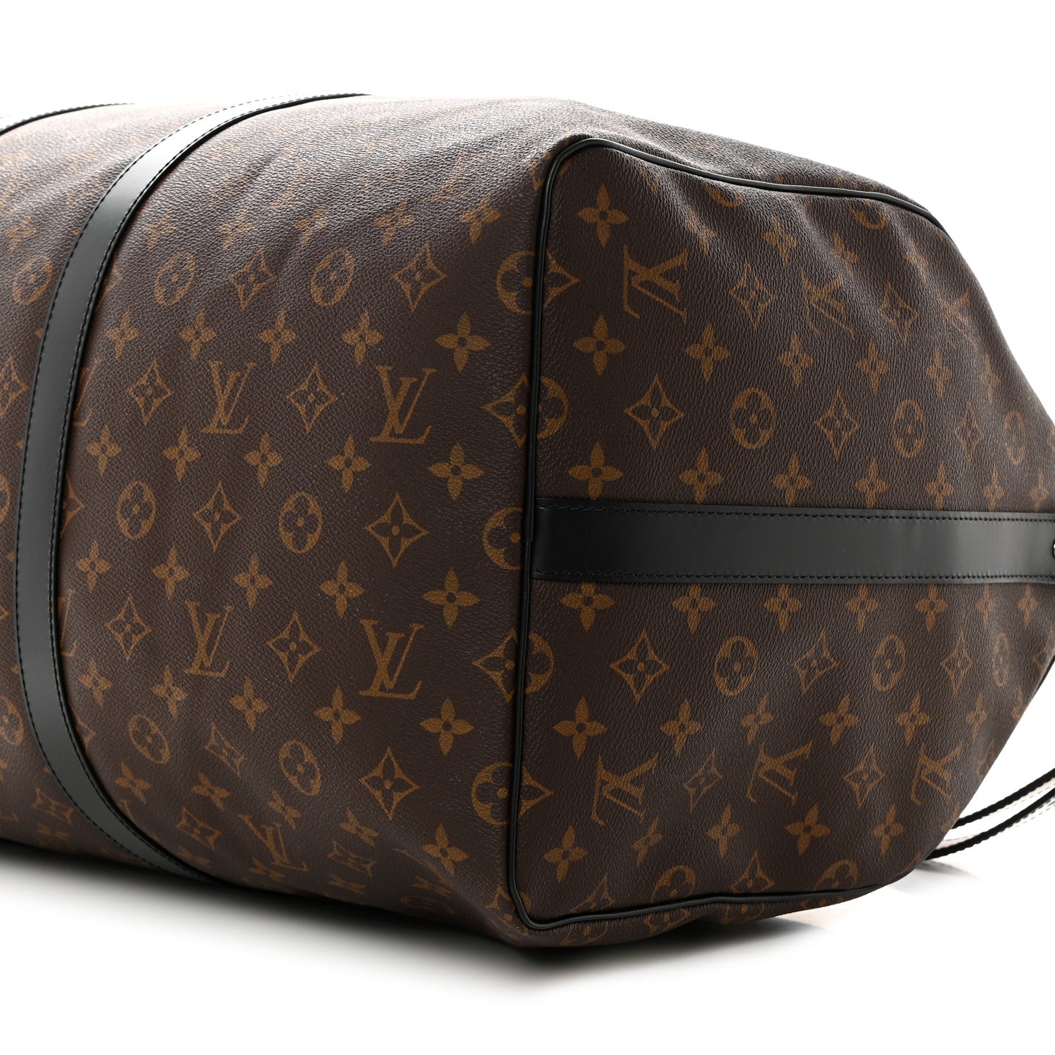 Louis Vuitton Monogram Macassar Keepall Bandouliere 55 9 of 9