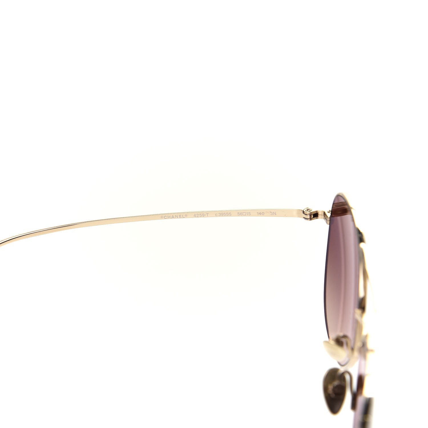 Chanel Sunglasses 4259-T Gold 5 of 8