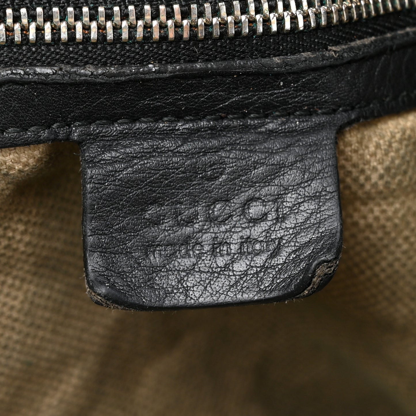 Pebbled Calfskin Medium Soho Chain Shoulder Bag Black