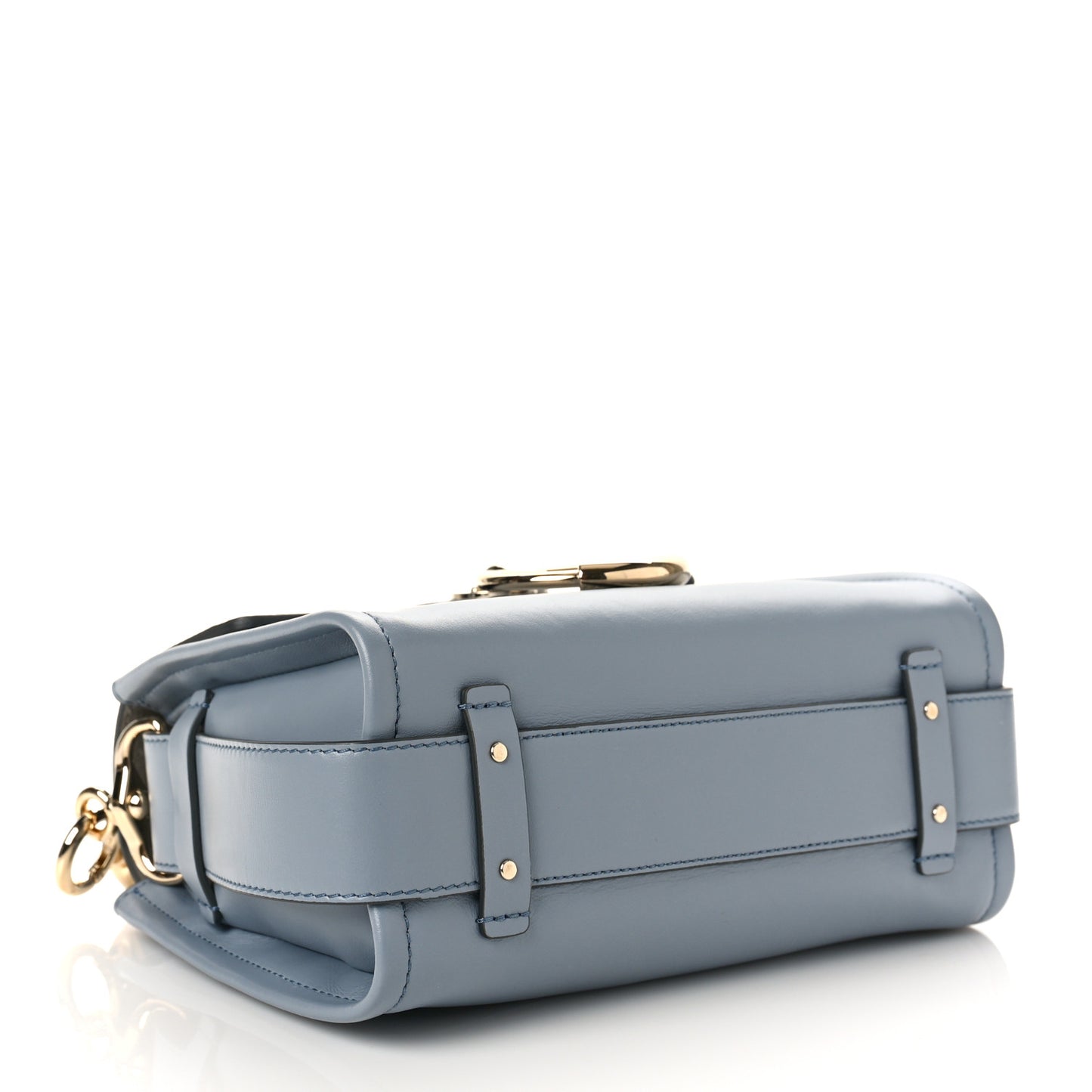 Calfskin Mini Tess Day Bag Storm Blue