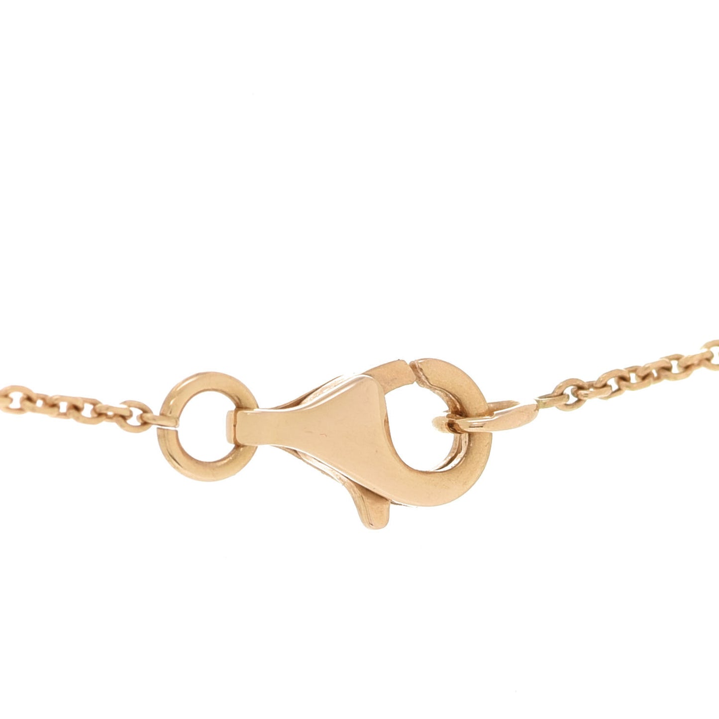 18K Rose Gold Diamond Extrait de Camelia Pendant Necklace