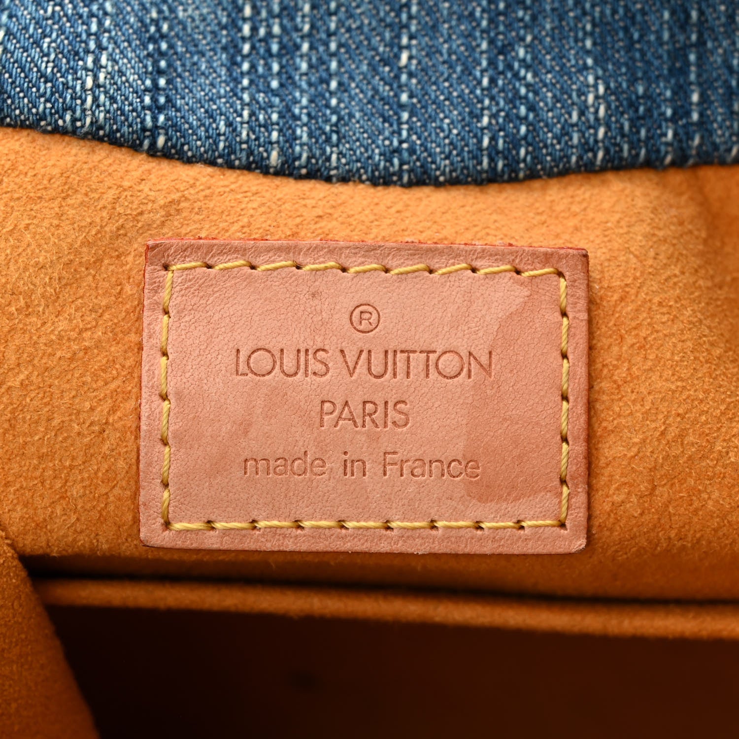 Louis Vuitton LOUIS VUITTON Monogram Denim Pleaty Blue 6 of 10