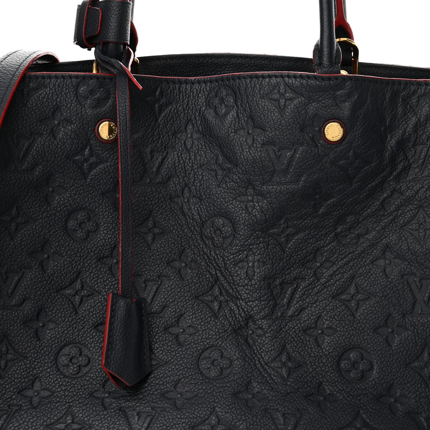 Louis Vuitton Empreinte Montaigne GM Marine Rouge 7 of 10