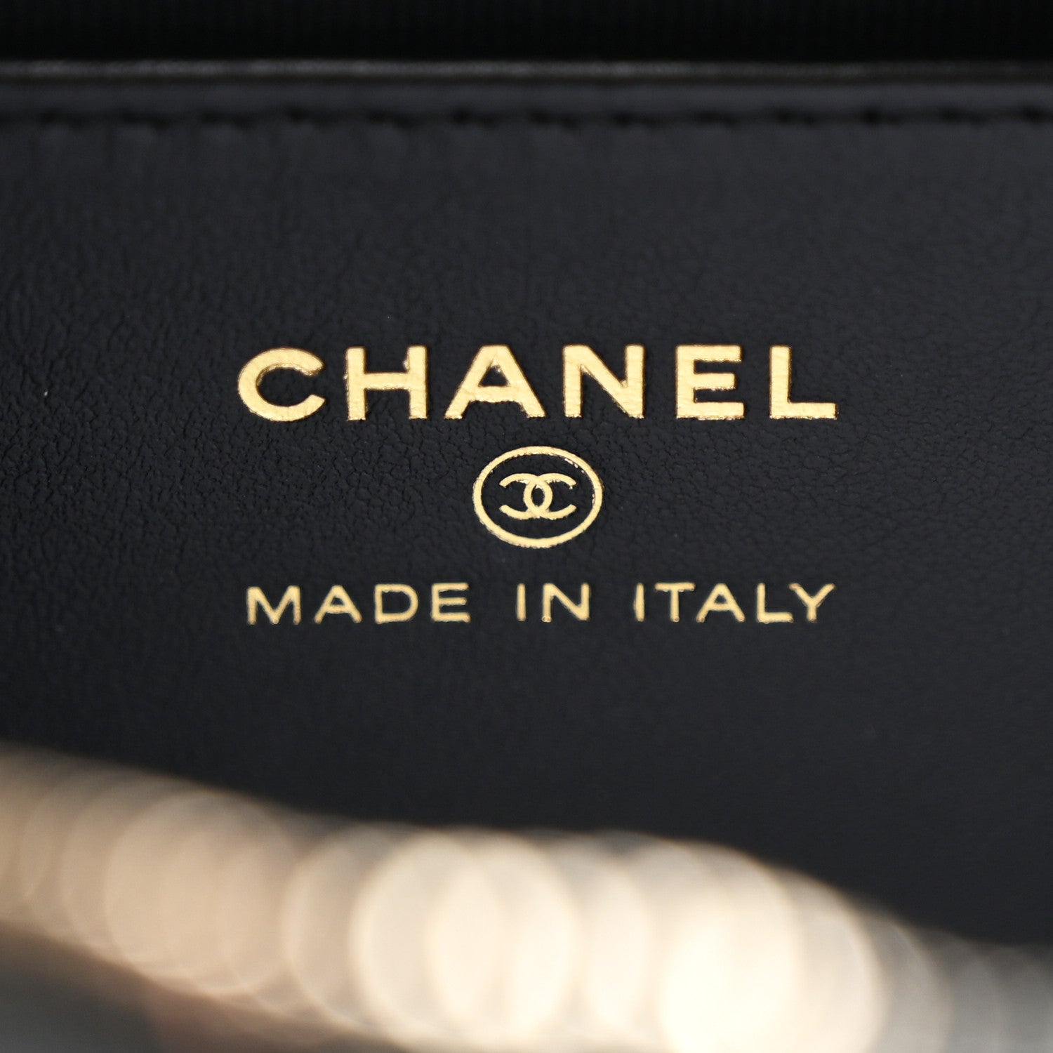 Chanel Shiny Caviar Quilted Bow Pouch Hobo Black 5 of 12