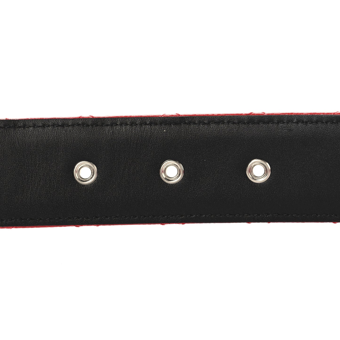 Caviar Quilted CC Chain Belt 85 34 Red