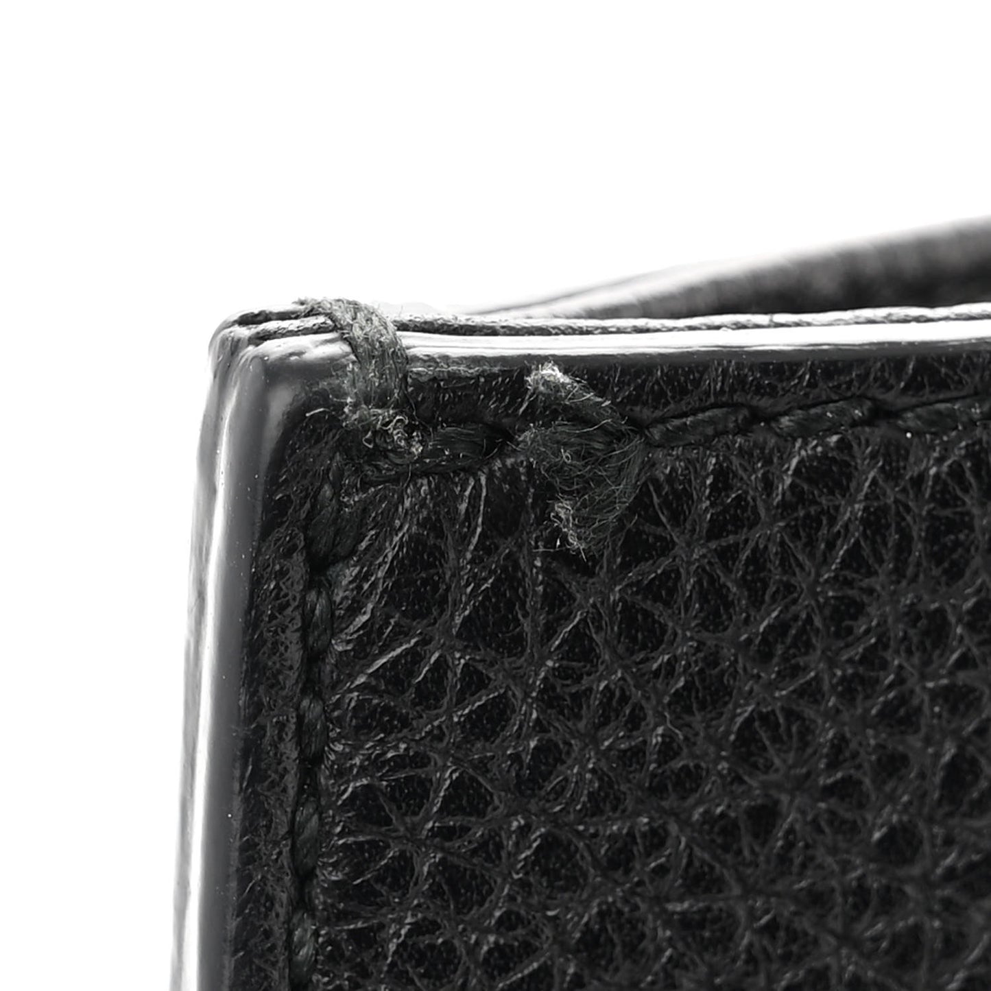 Calfskin Small GG Marmont Top Handle Bag Black