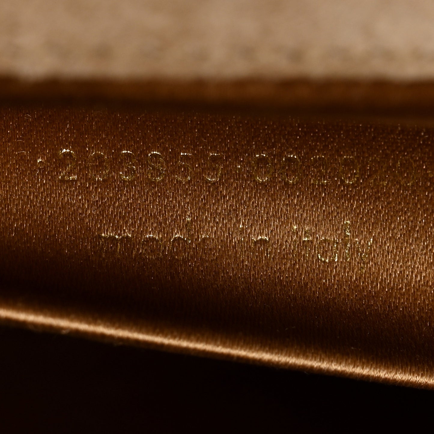 Textured Patent Calfskin Monogram Large Belle De Jour Clutch Gold