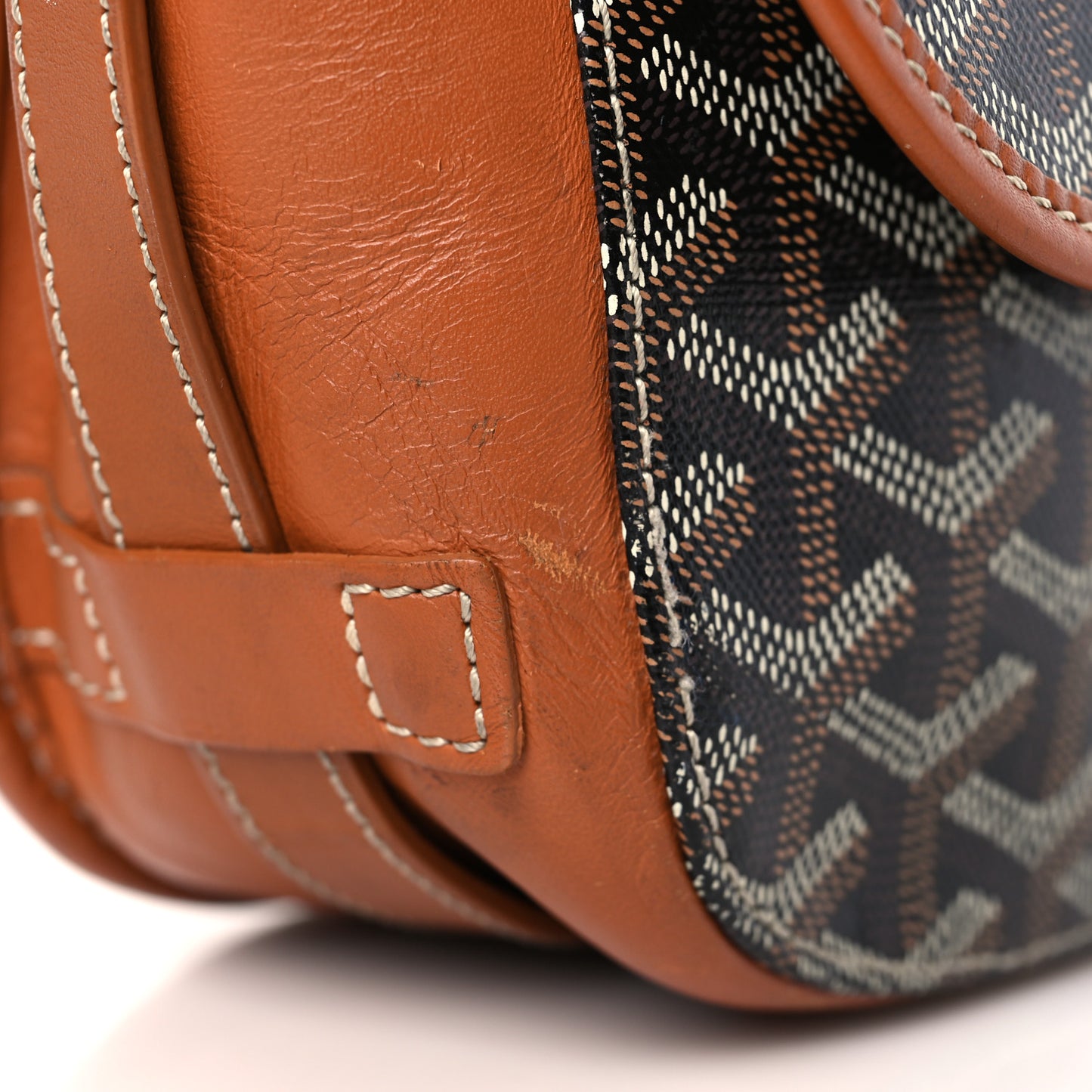 Goyardine Belvedere II MM Messenger Bag Black Gold