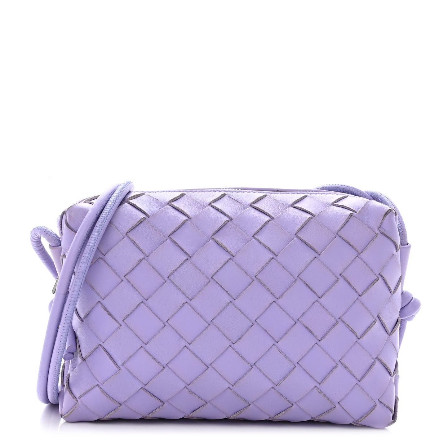 Nappa Intrecciato Mini Loop Camera Bag Wisteria