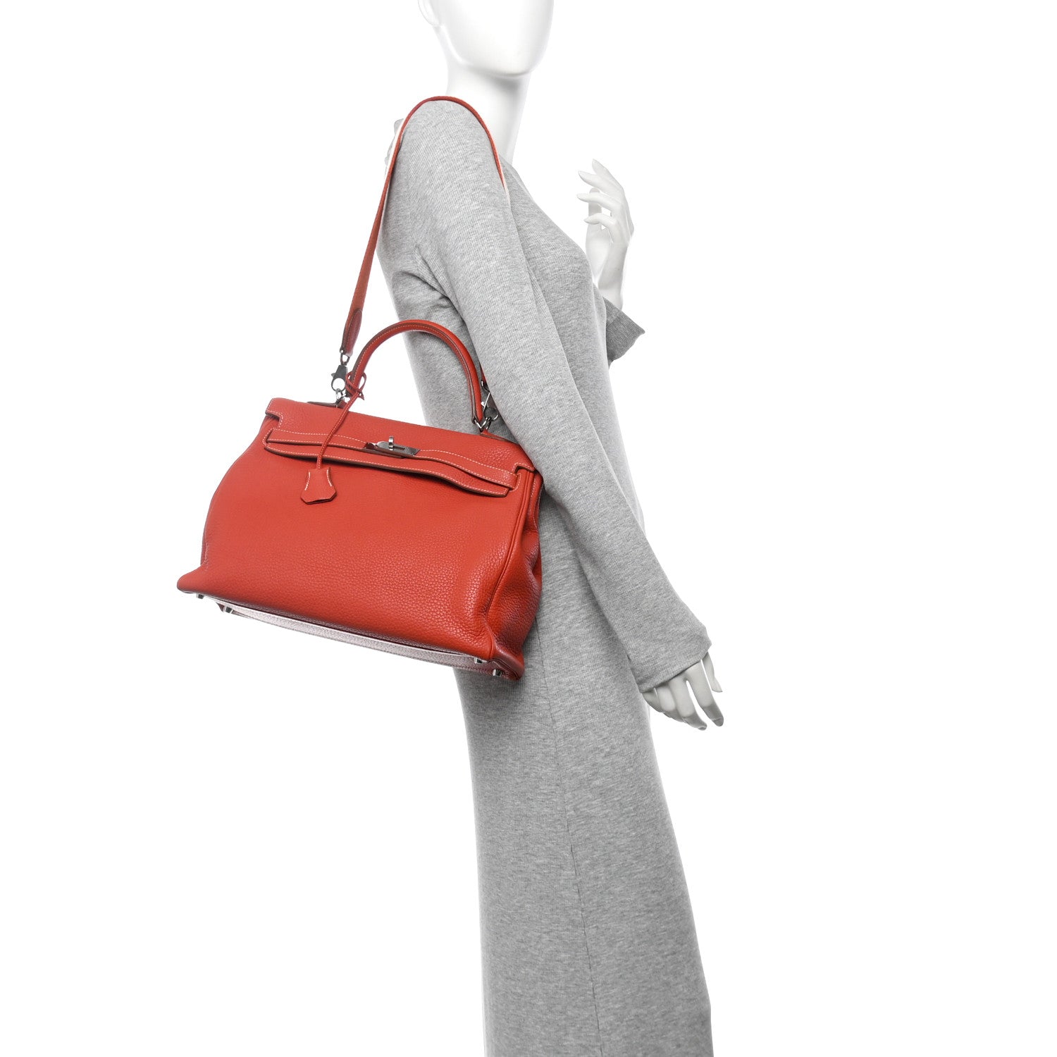 Hermes Taurillon Clemence Kelly Retourne 35 Sanguine 2 of 13