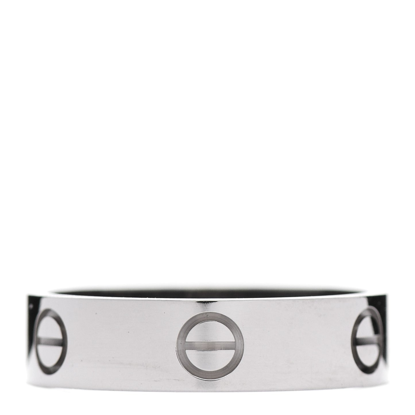 18K White Gold 5.5mm LOVE Ring 61 9.5