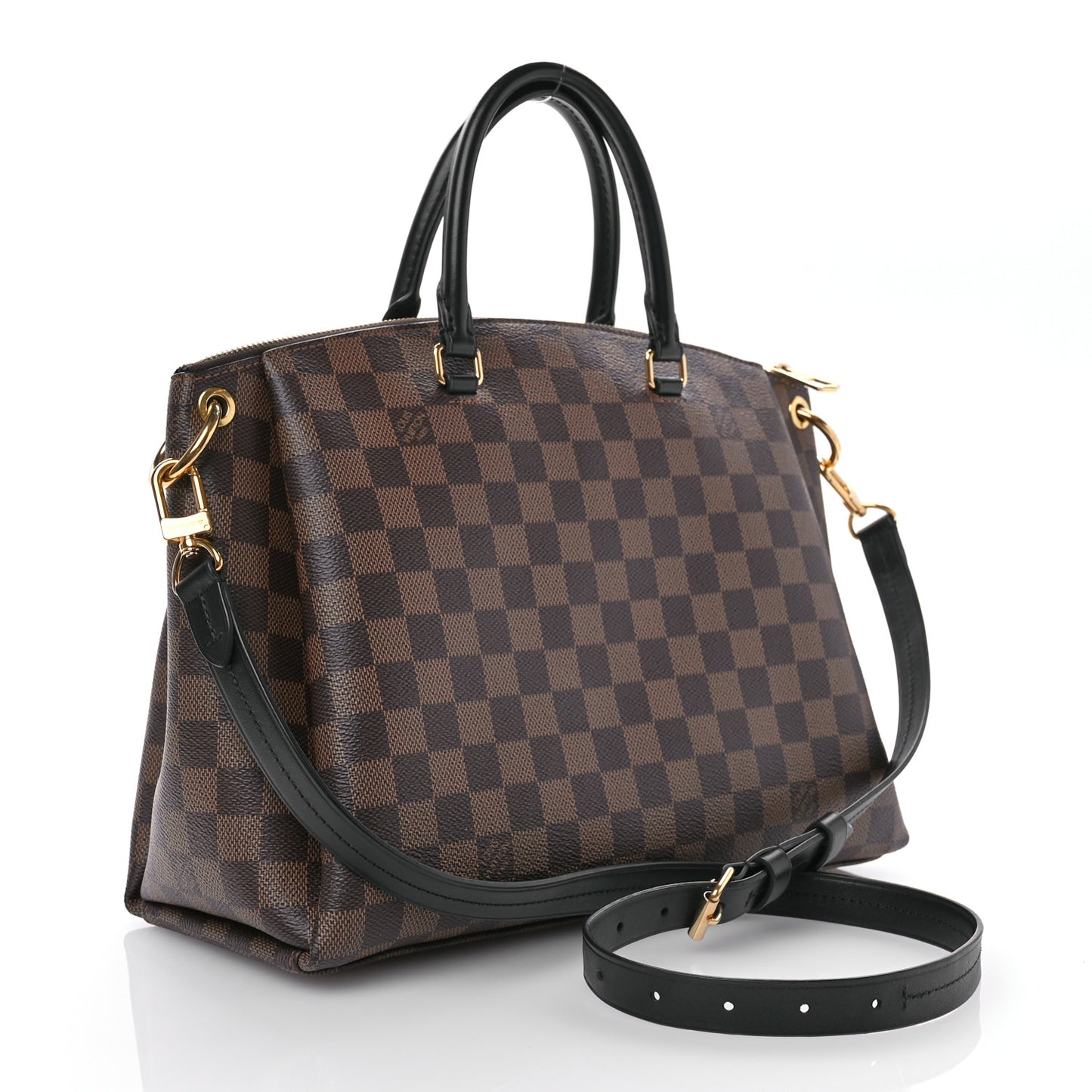 Damier Ebene Odeon Tote MM Black