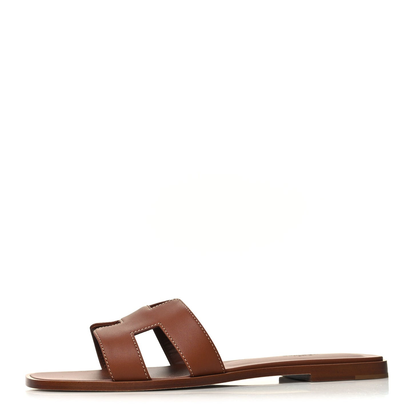 Box Calfskin Oran Sandals 41 Gold