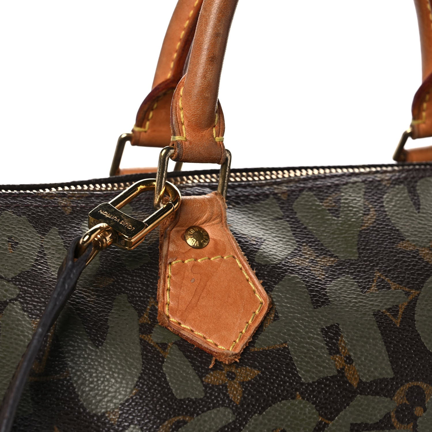 Louis Vuitton Monogram Graffiti Speedy 30 Kaki 21 of 23