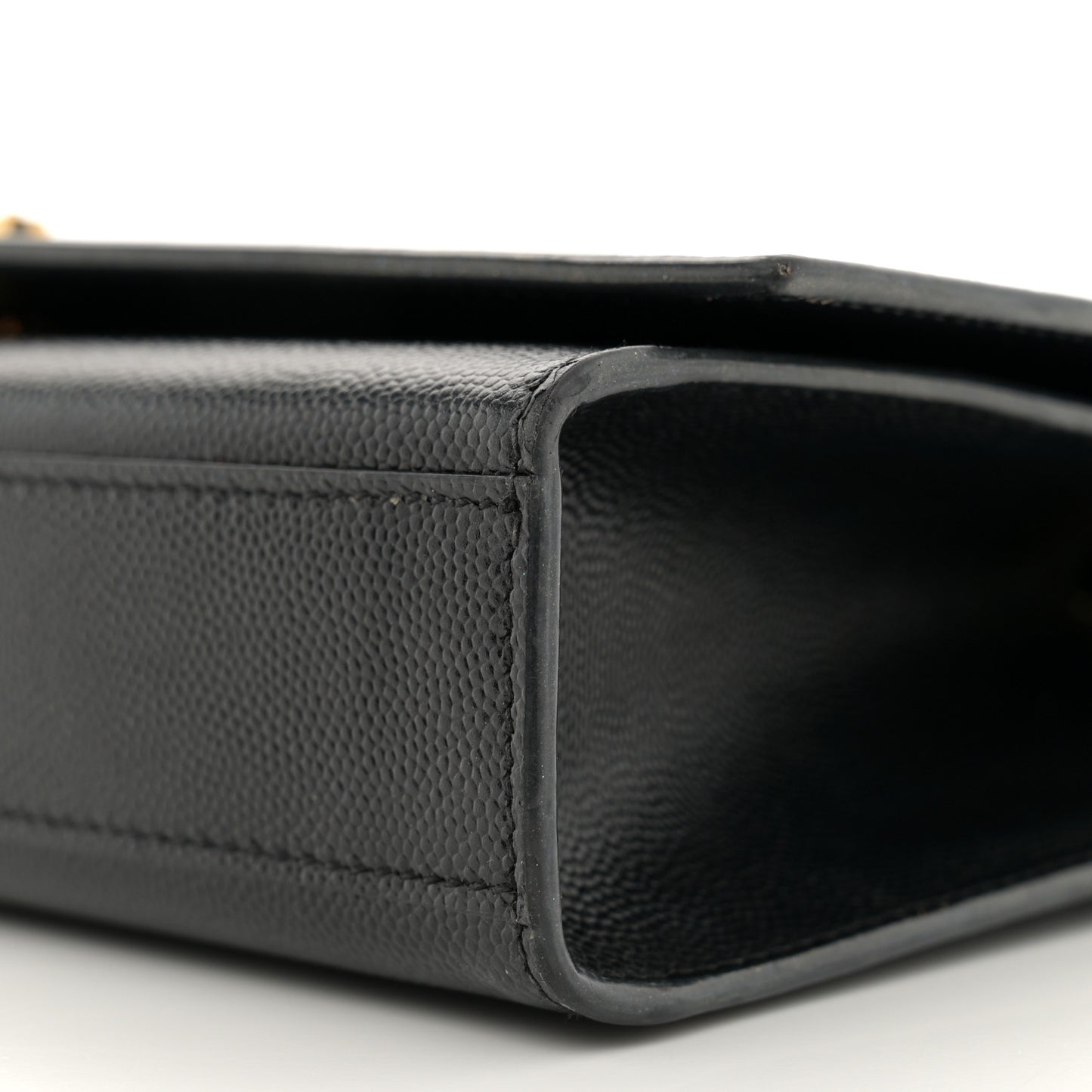 Grain De Poudre Medium Classic Monogram Kate Satchel Black