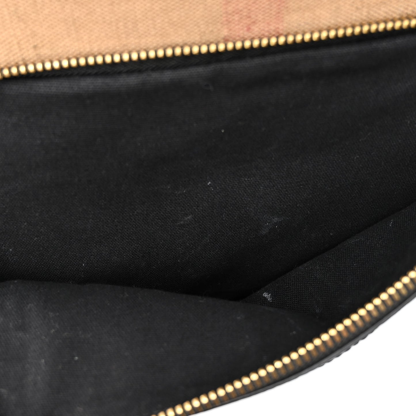 Mega Check Calfskin Abbeydale Simple Backpack Black Camel