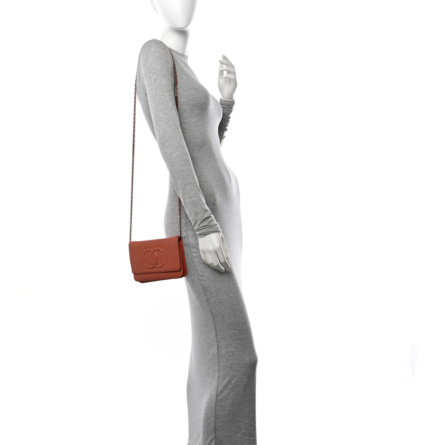 Caviar Timeless CC Wallet On Chain WOC Orange