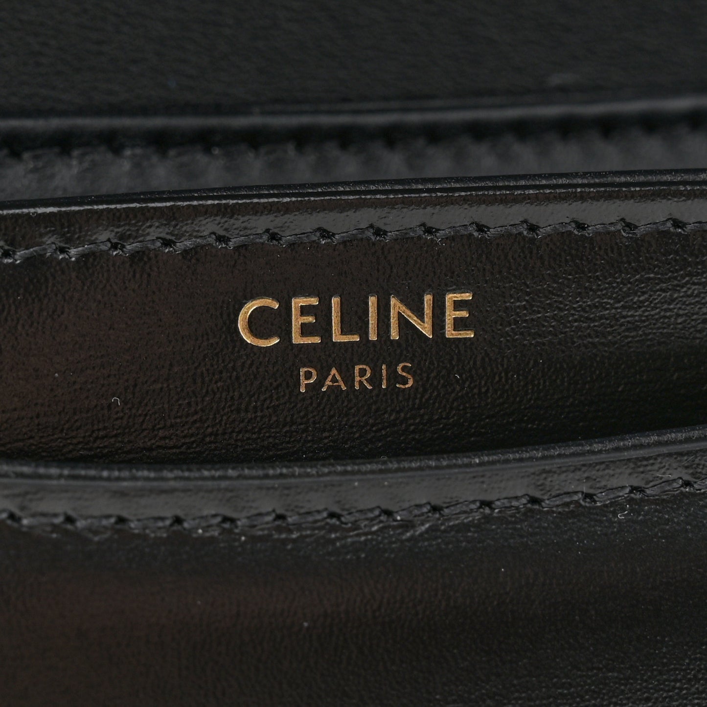 Shiny Calfskin Teen Besace Black