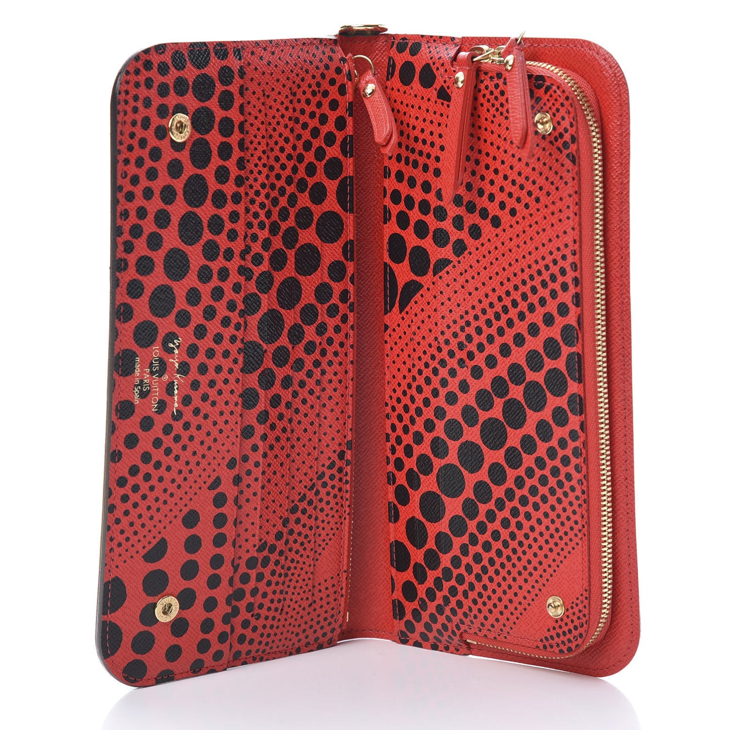 Monogram Kusama Waves Insolite Wallet Red