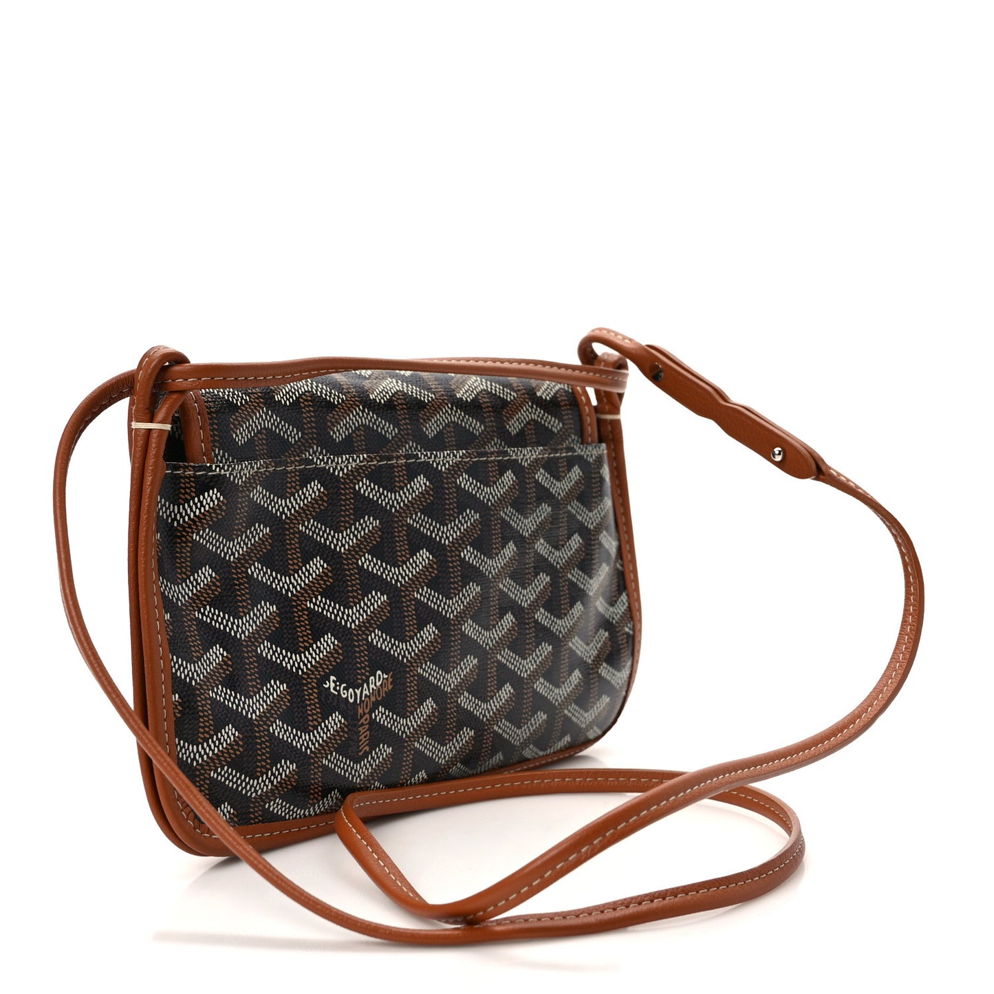 Goyardine Plumet Wallet Clutch Black Gold