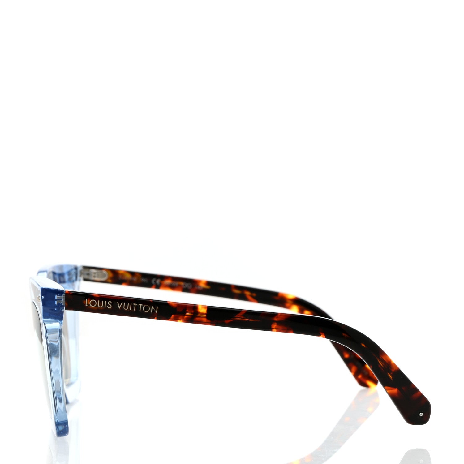 Louis Vuitton Acetate La Grande Bellezza Sunglasses Z1219W Blue Dark Tortoise 3 of 8