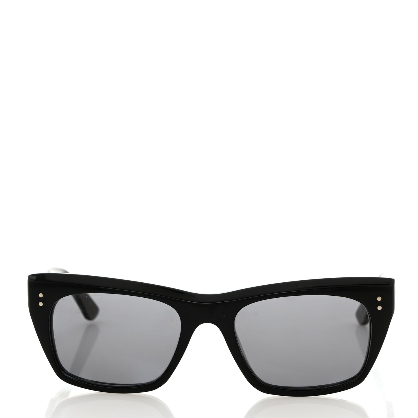 Acetate Polarized Rectangular Sunglasses CL40060I Black