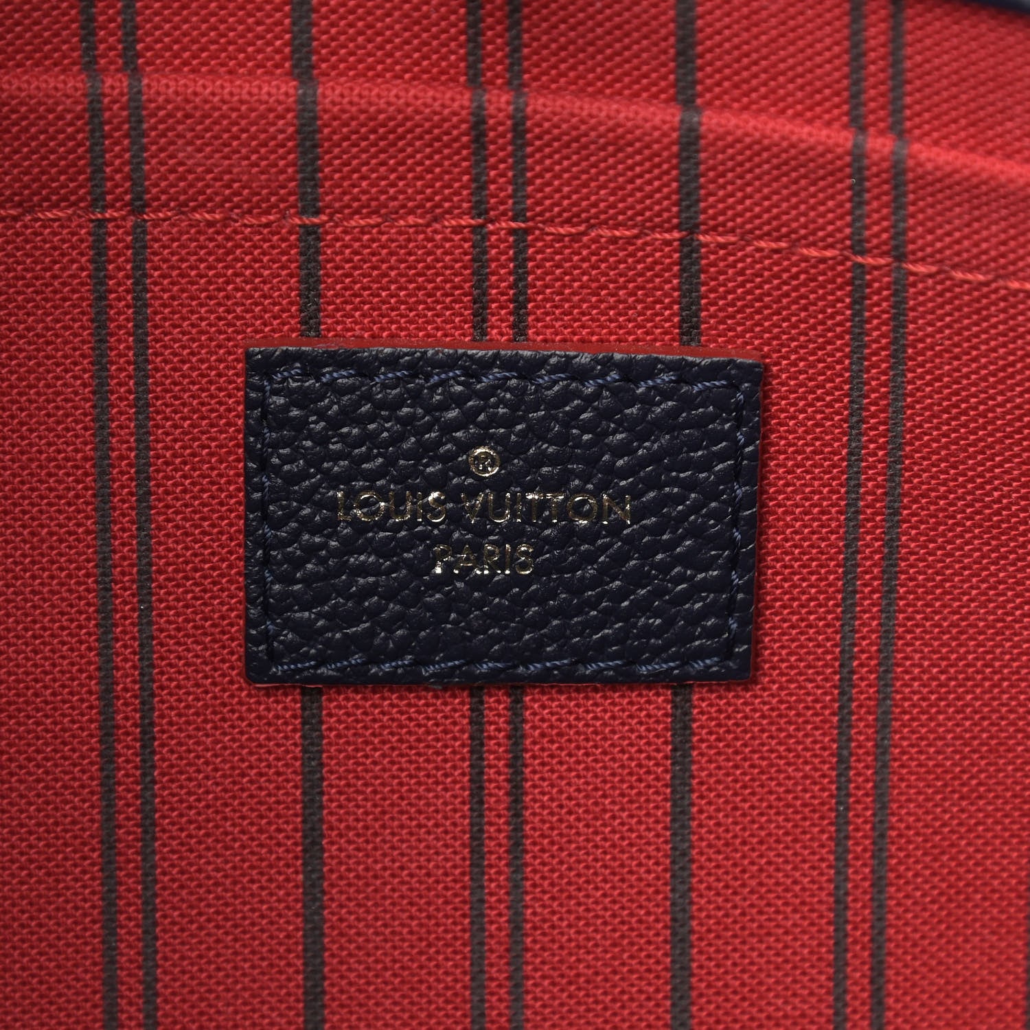 Louis Vuitton Empreinte Montaigne MM Marine Rouge 6 of 13