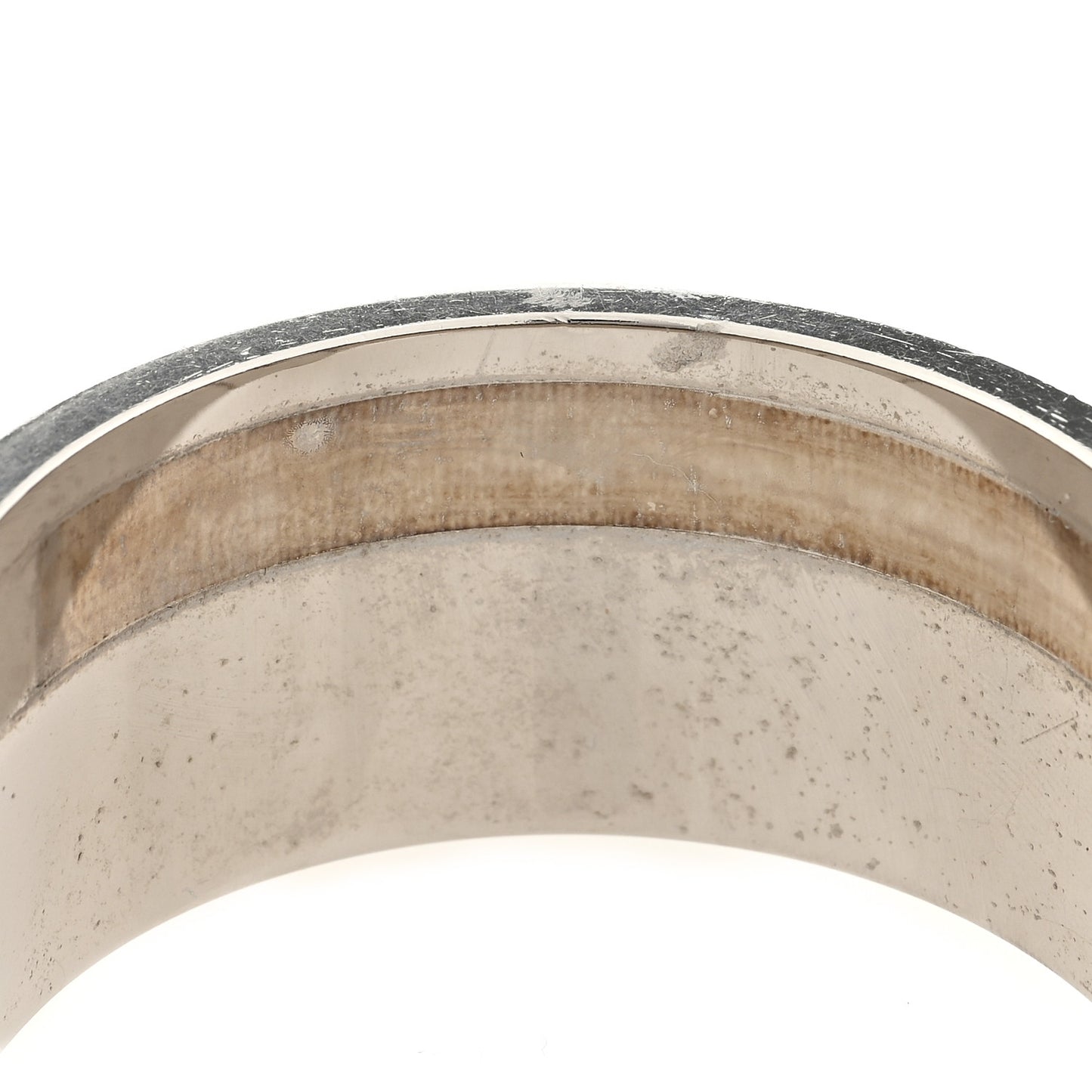 Enamel Charniere Uni Wide Hinged Bracelet S Rose Candeur