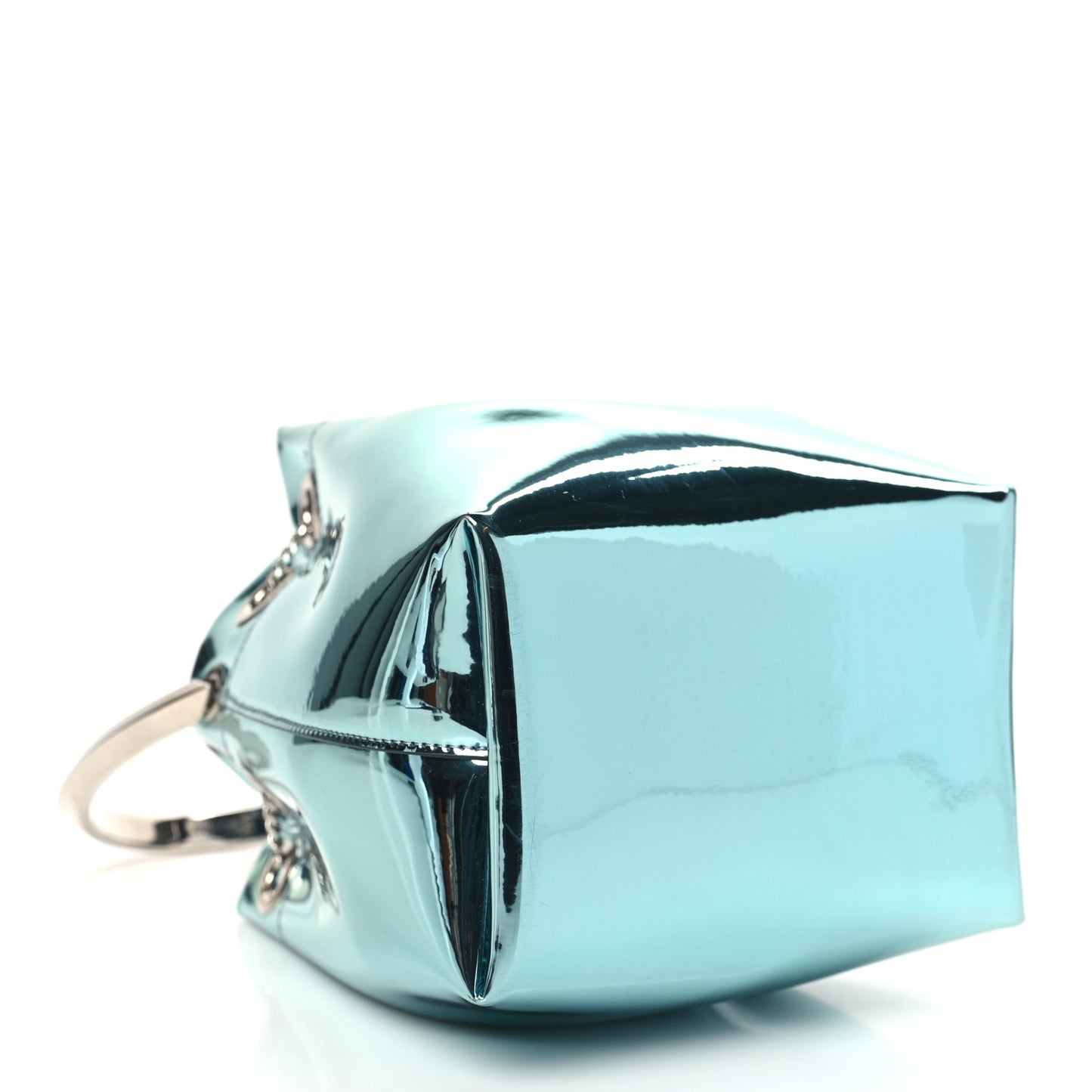 Metallic Patent Bon Bon Bag  Malibu