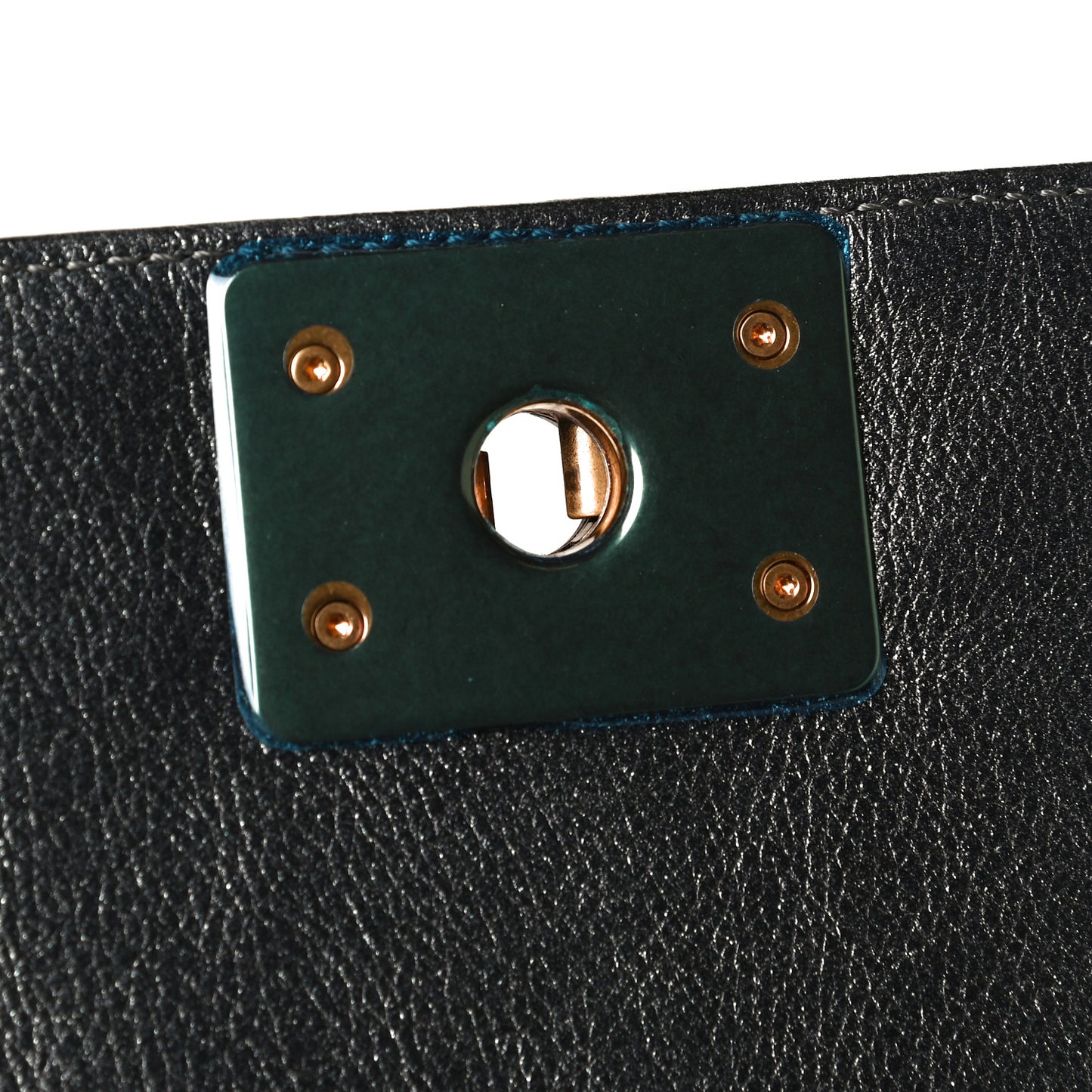 Metallic Calfskin Quilted New Medium Boy Flap Dark Grey