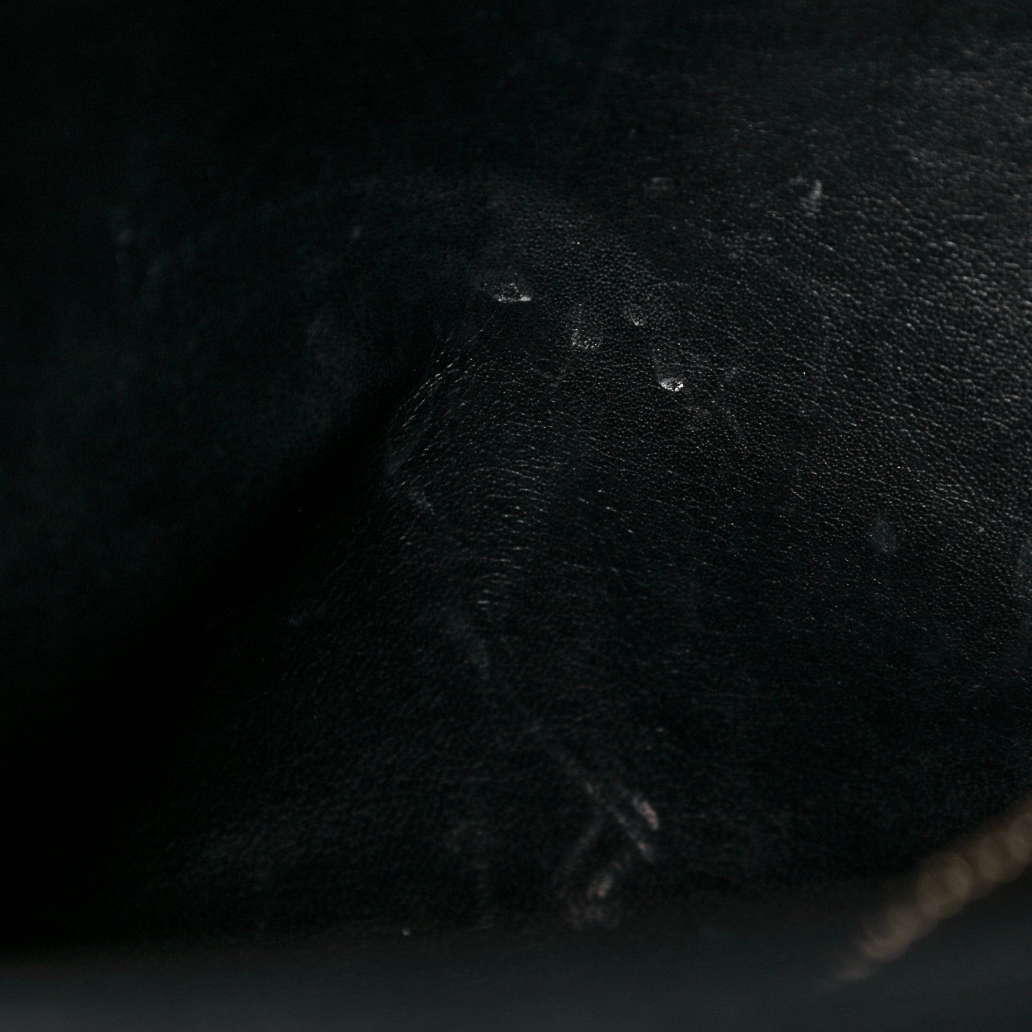 Salvatore Ferragamo Hammered Calfskin Vara Bow Chain Tote Black 18 of 23